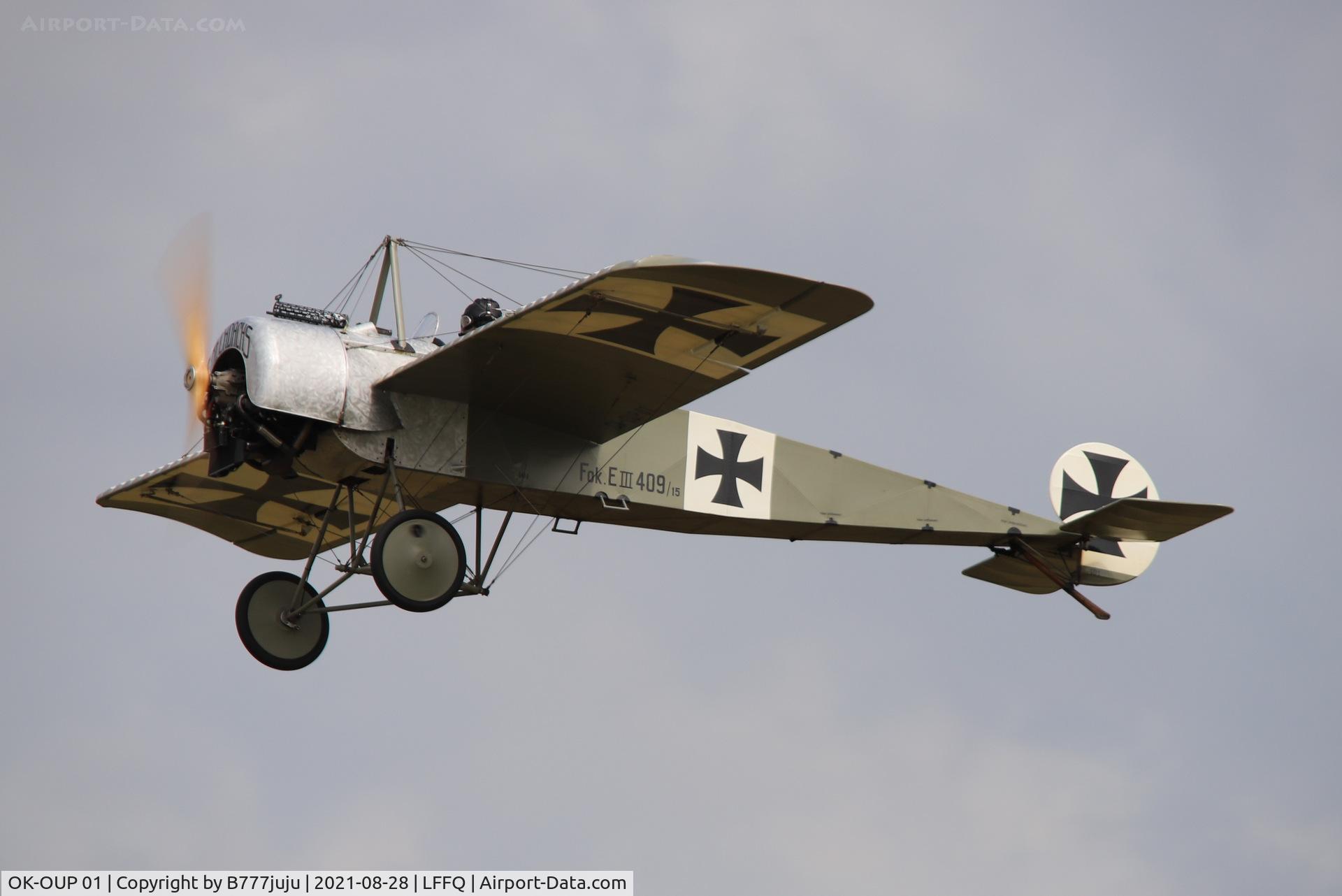 OK-OUP 01, Fokker E.III Eindecker Replica C/N Not found OK-OUP 01, during Ferté Alais 2021