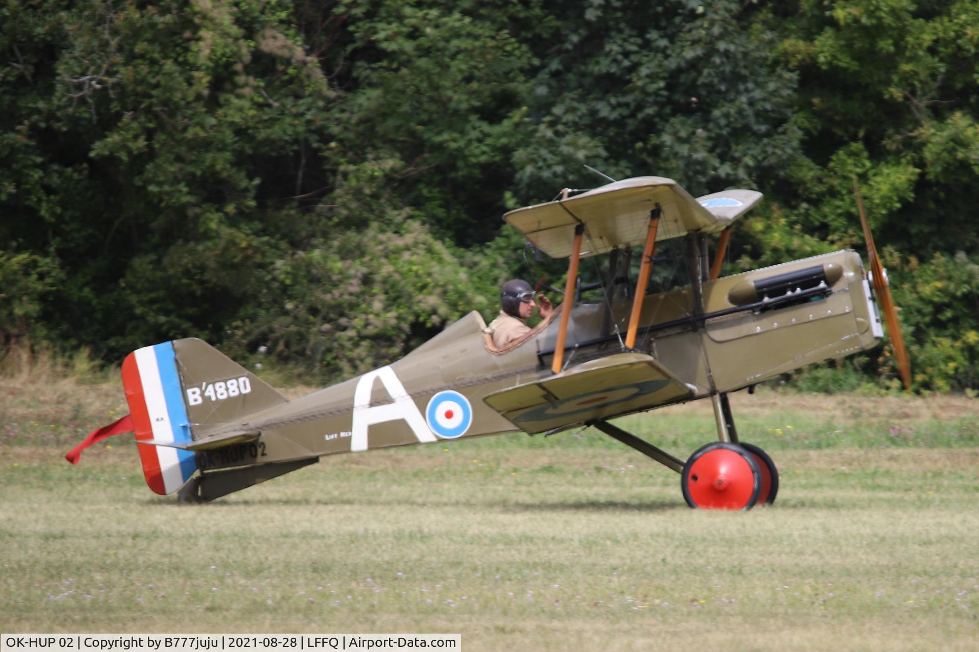 OK-HUP 02, Royal Aircraft Factory SE-5A Replica C/N unknow, during Ferté Alais 2021