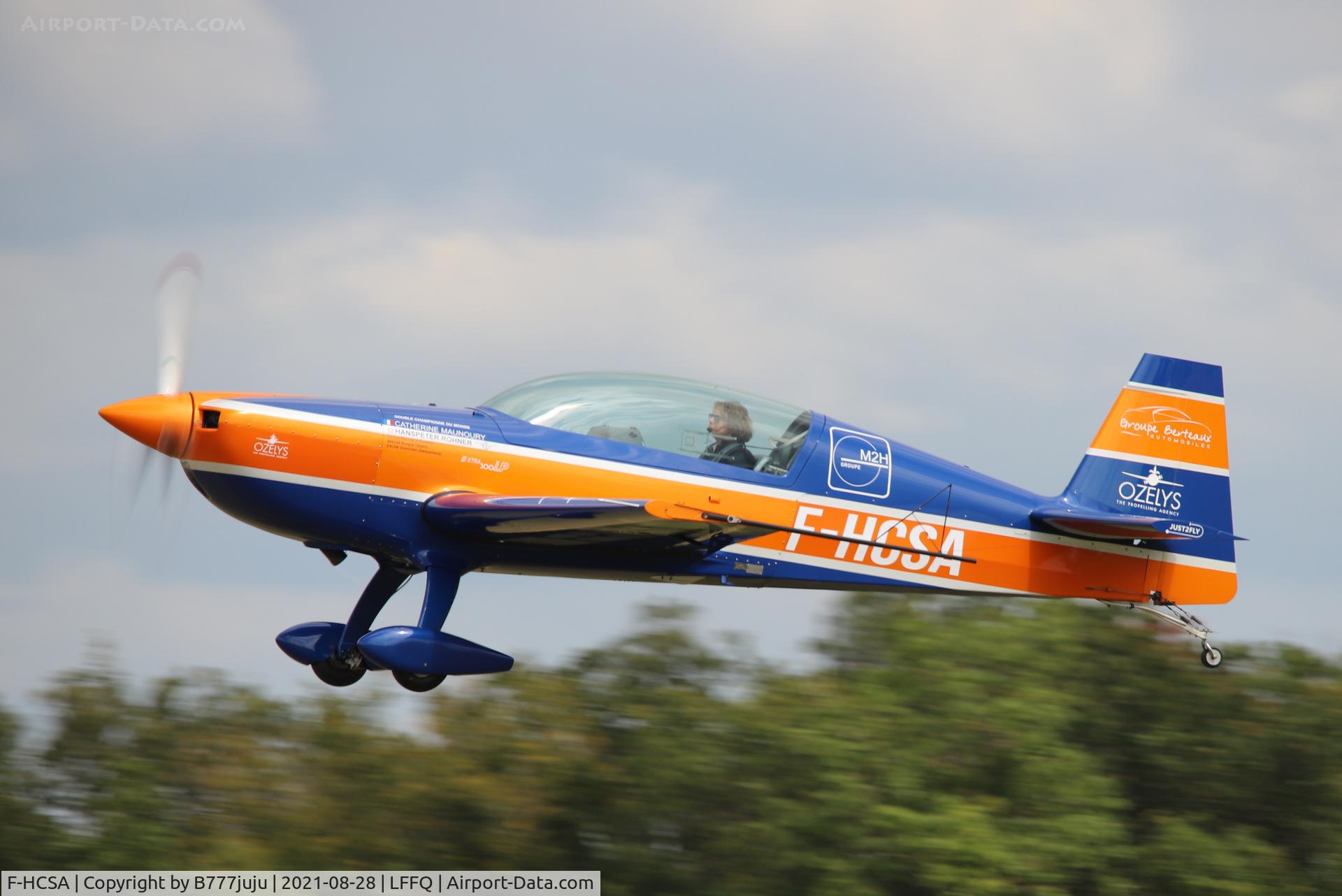 F-HCSA, 2005 Extra EA-300LP C/N 1216, during Ferté Alais 2021