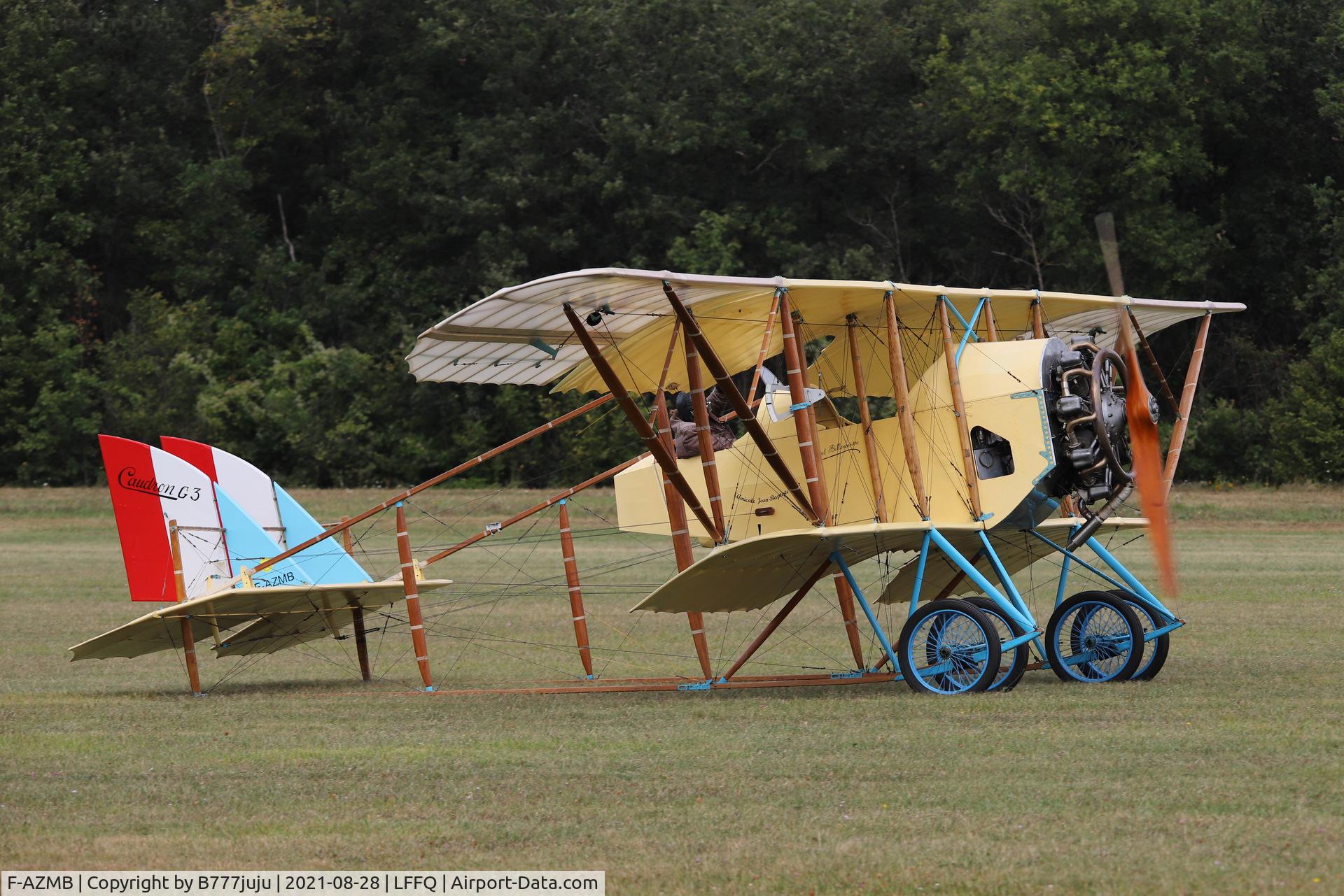 F-AZMB, Caudron G.3 C/N SA-33, during Ferté Alais 2021