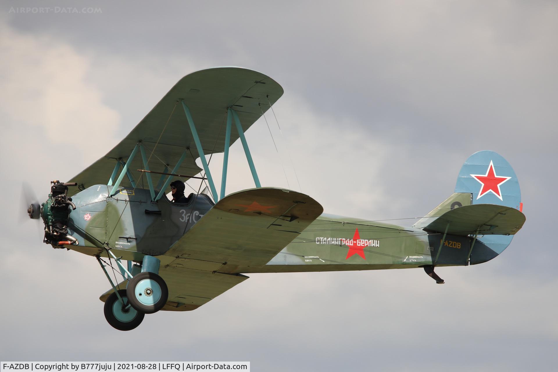 F-AZDB, Polikarpov Po-2W C/N 045, during Ferté Alais 2021