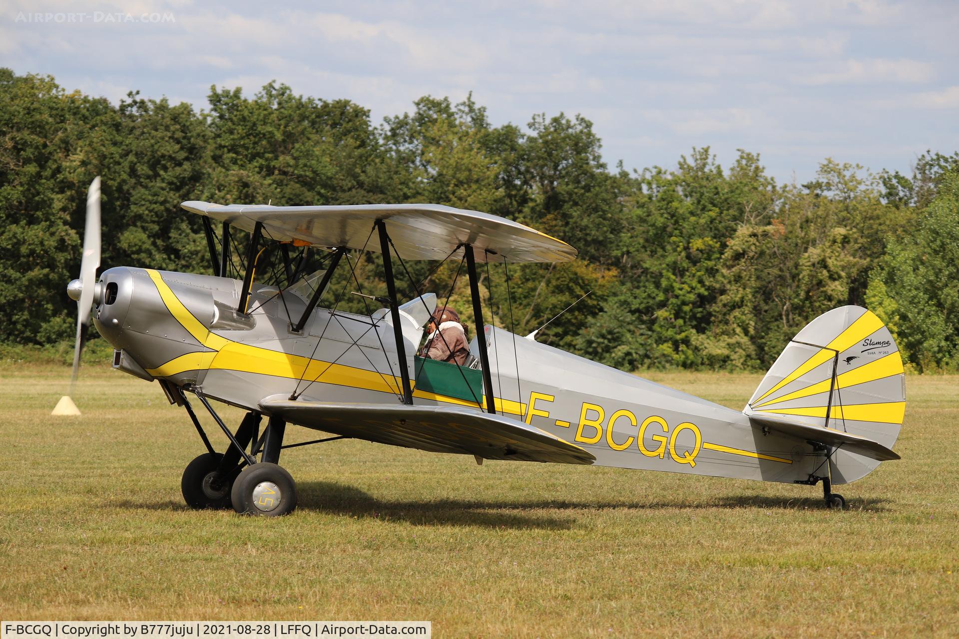 F-BCGQ, Stampe-Vertongen SV-4A C/N 263, during Ferté Alais 2021