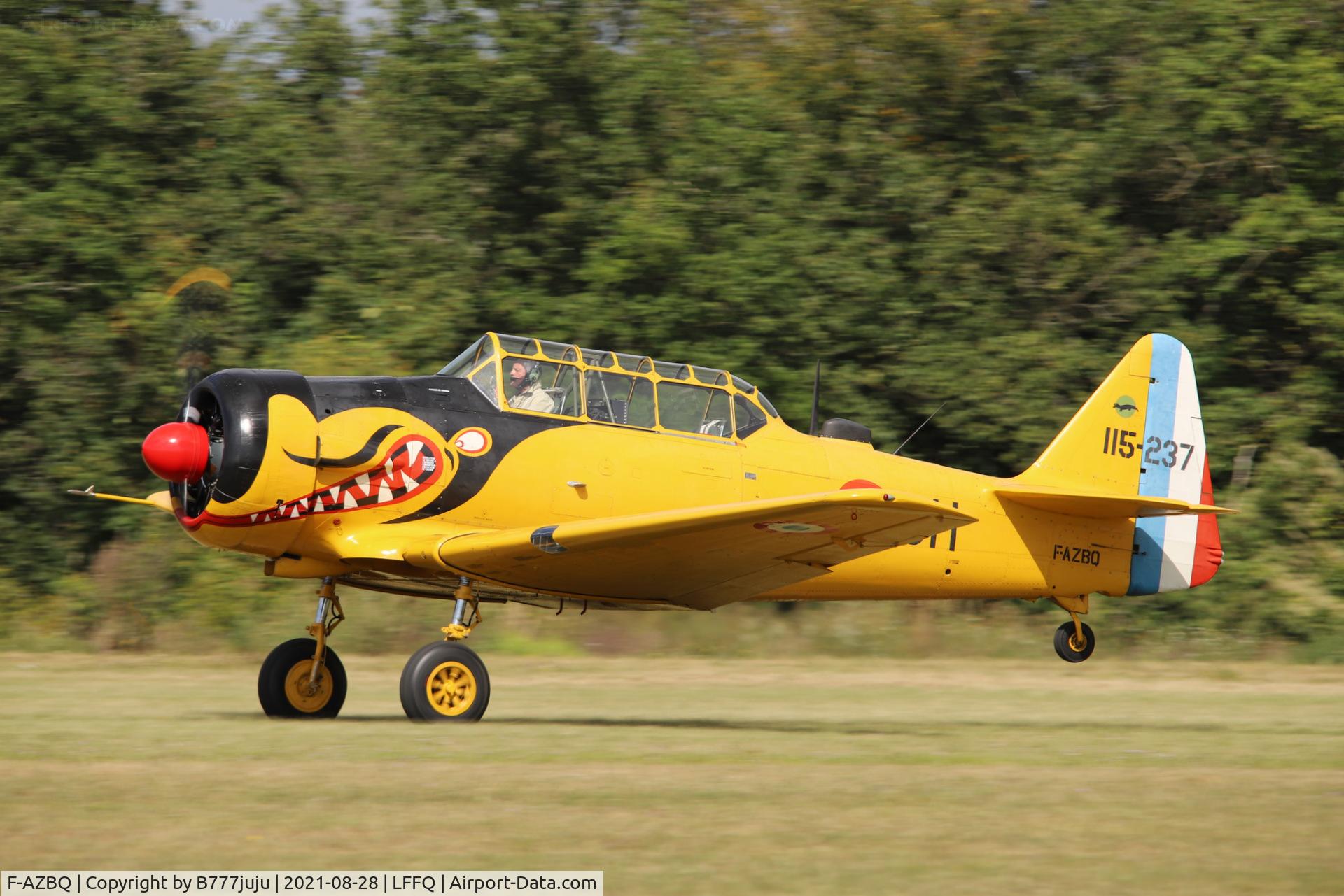F-AZBQ, North American T-6G Texan C/N 182-535, during Ferté Alais 2021