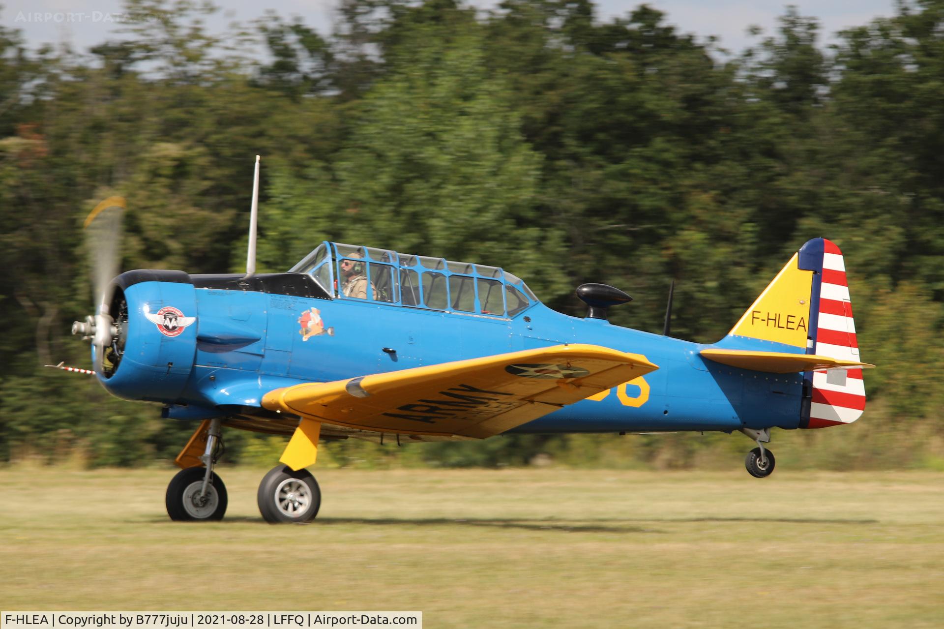 F-HLEA, North American T-6G Texan C/N 168-160, during Ferté Alais 2021