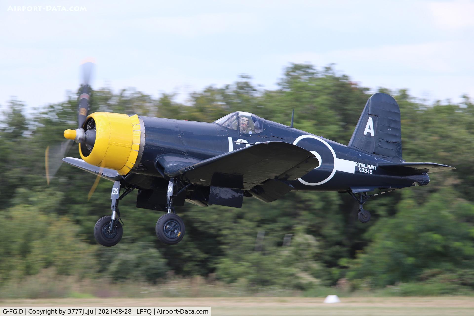 G-FGID, 1945 Goodyear FG-1D Corsair C/N 3111, during Ferté Alais 2021