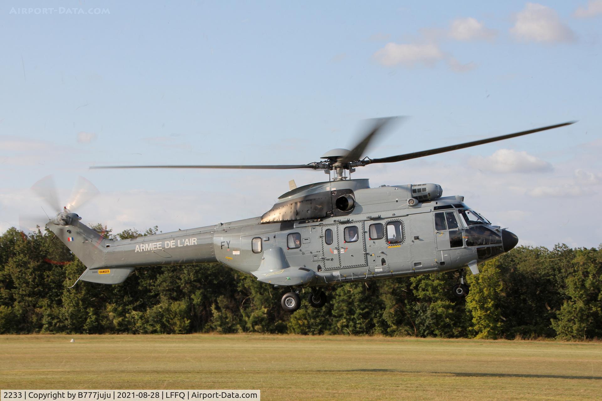 2233, Aérospatiale AS-332L-1 Super Puma C/N 2233, during Ferté Alais 2021