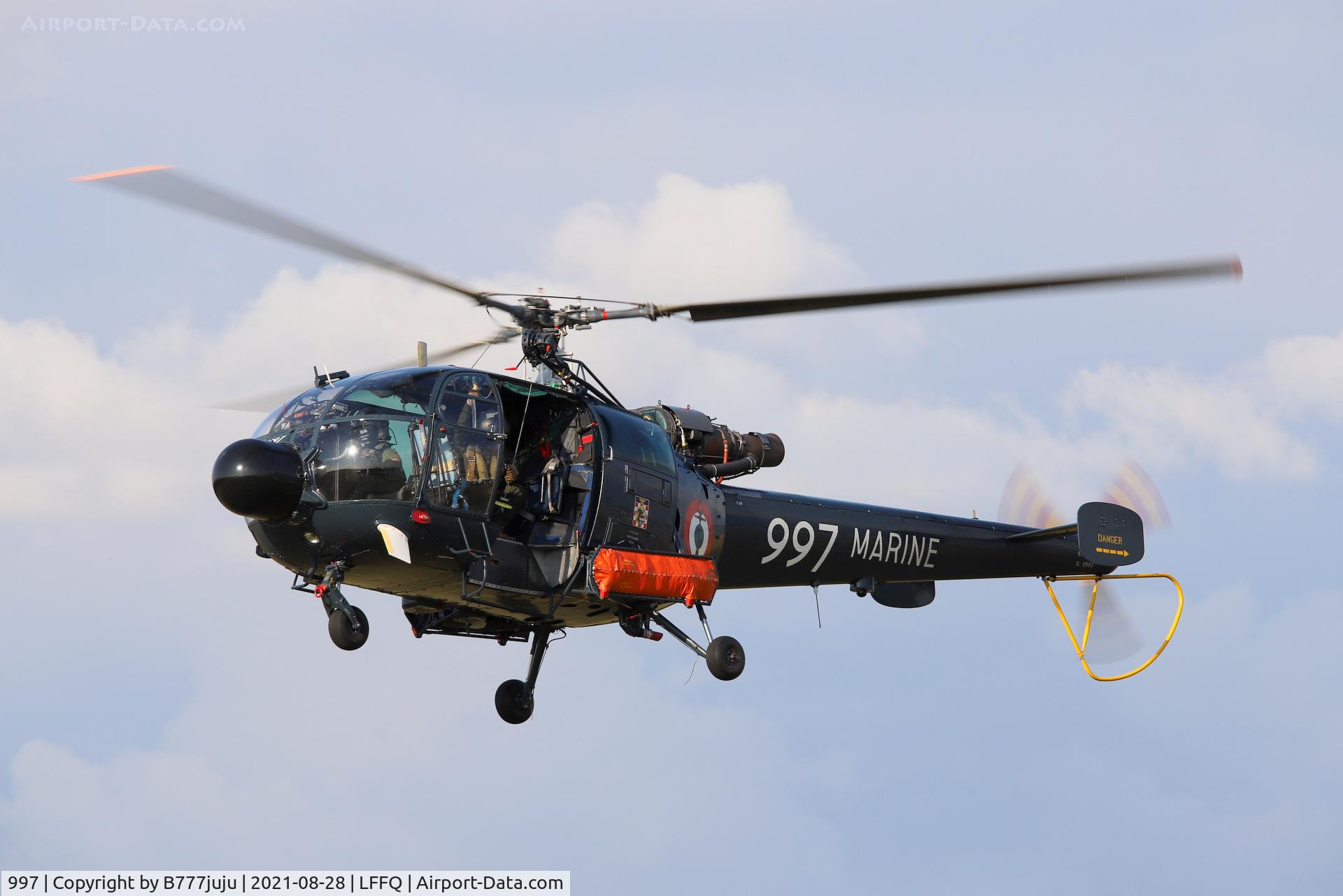997, Aérospatiale SA-319B Alouette III C/N 1997, during Ferté Alais 2021