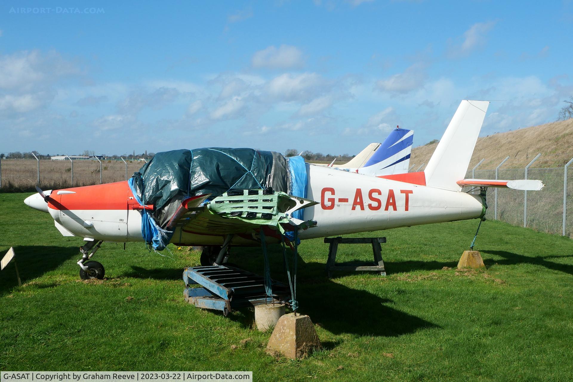 G-ASAT, 1962 Morane-Saulnier MS-880B Rallye Club C/N 178, On display at the 