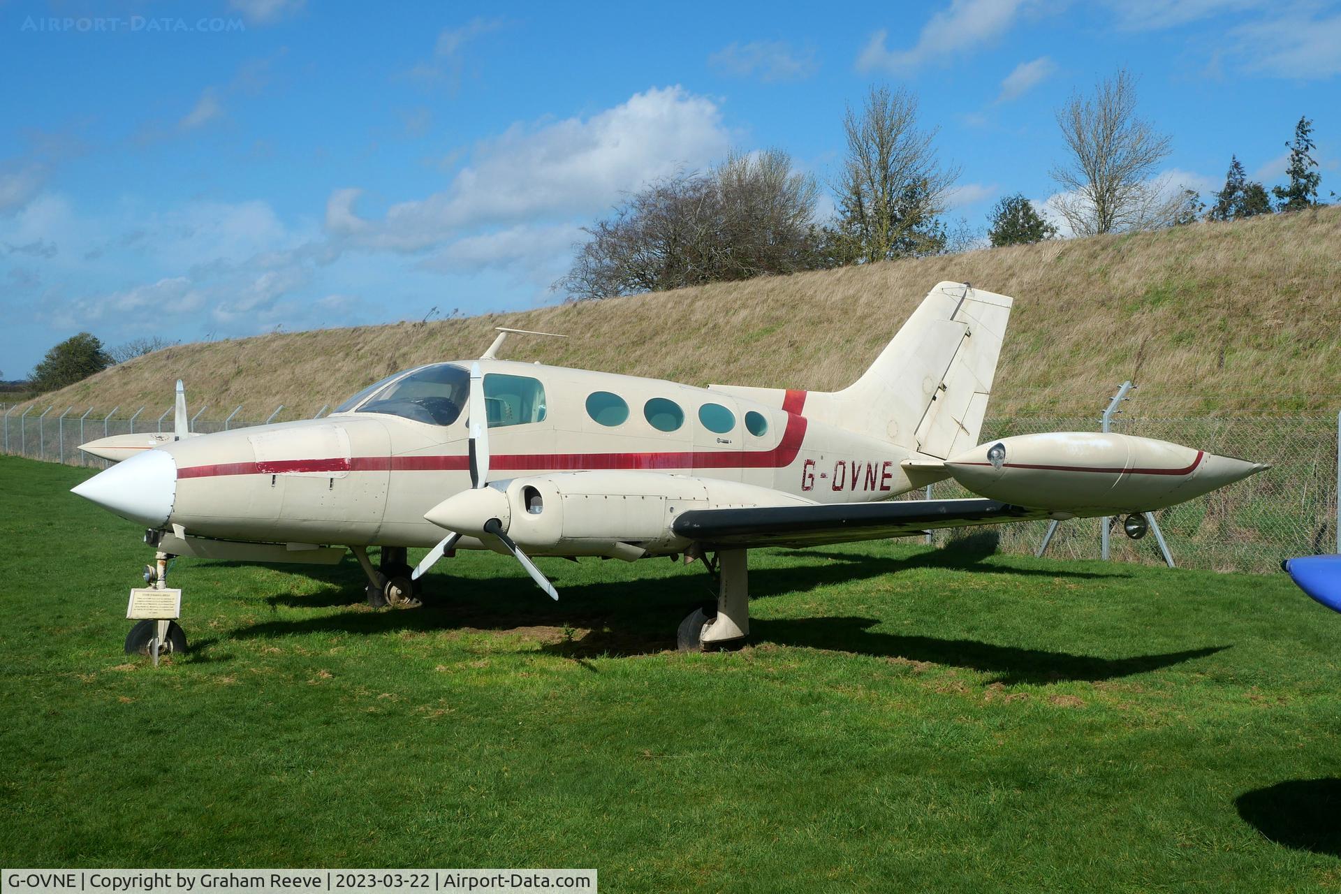 G-OVNE, 1969 Cessna 401A C/N 401A-0036, On display at the 