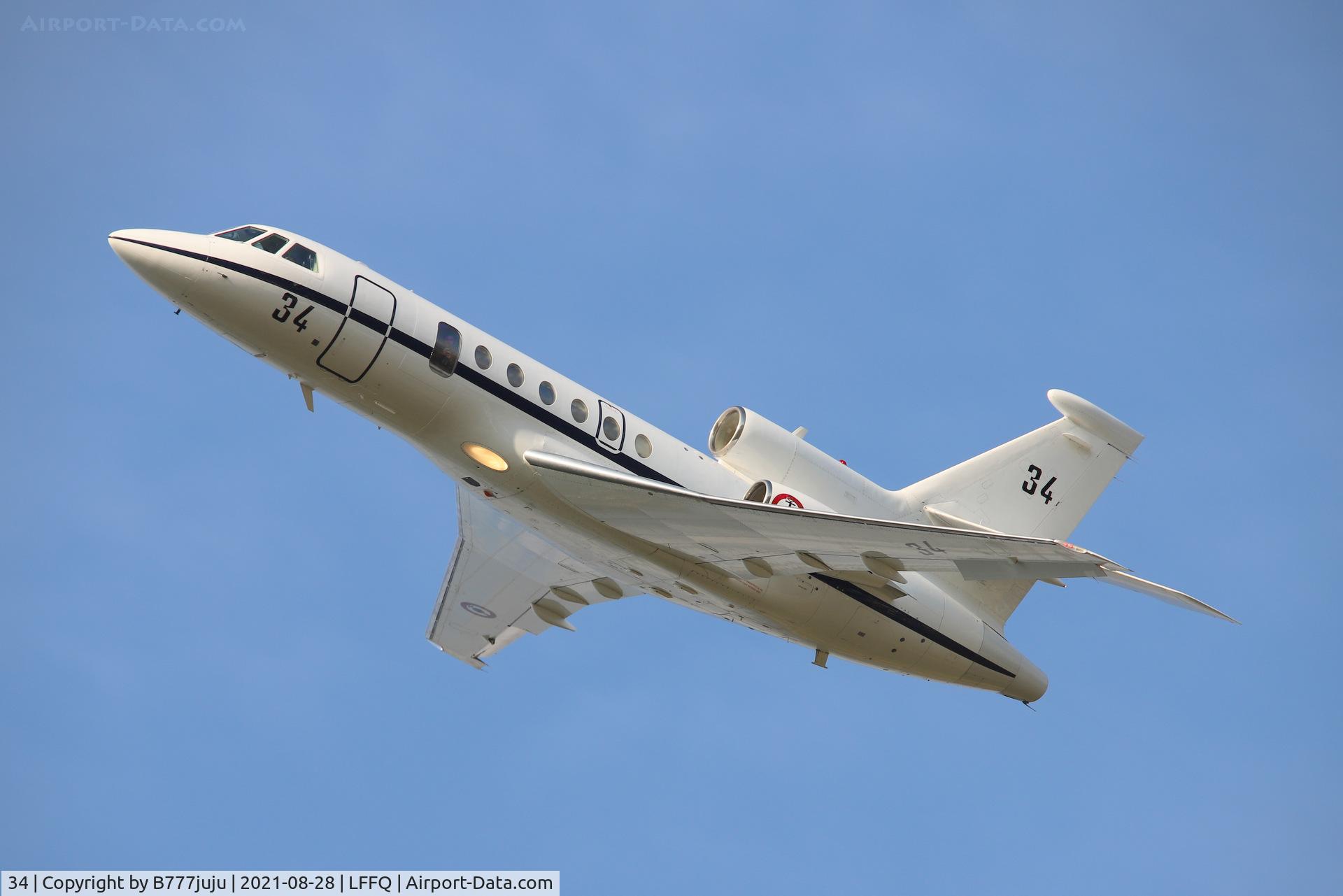 34, 1981 Dassault Falcon 50 C/N 34, during Ferté Alais 2021