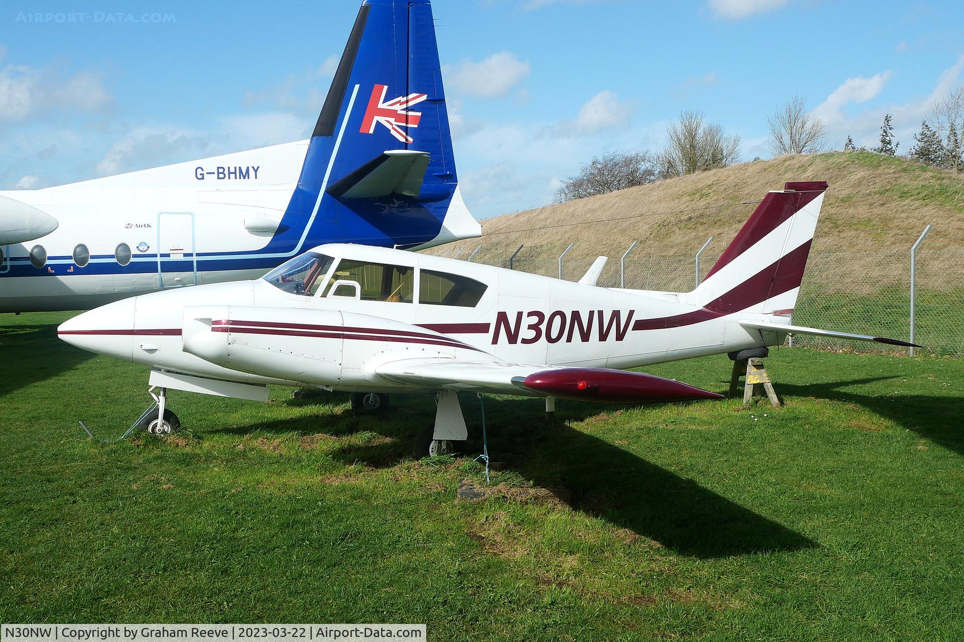 N30NW, 1964 Piper PA-30 Twin Comanche Twin Comanche C/N 30-312, On display at the 
