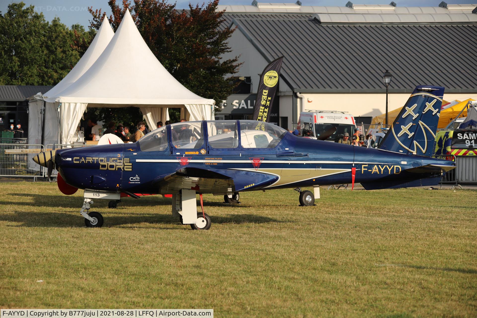 F-AYYD, Socata TB-30 Epsilon C/N 113, during Ferté Alais 2021