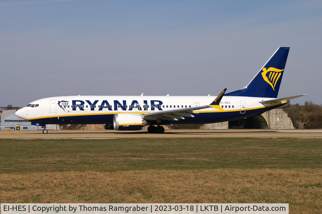 EI-HES, 2019 Boeing 737-8-200 MAX C/N 62306, Ryanair Boeing 737-8-200 MAX