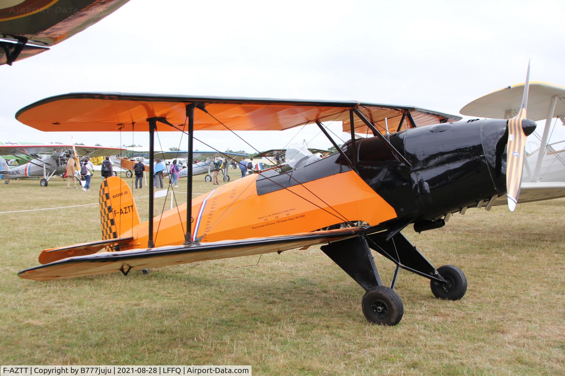 F-AZTT, CASA 1-131E Jungmann C/N 2241, during Ferté Alais 2021