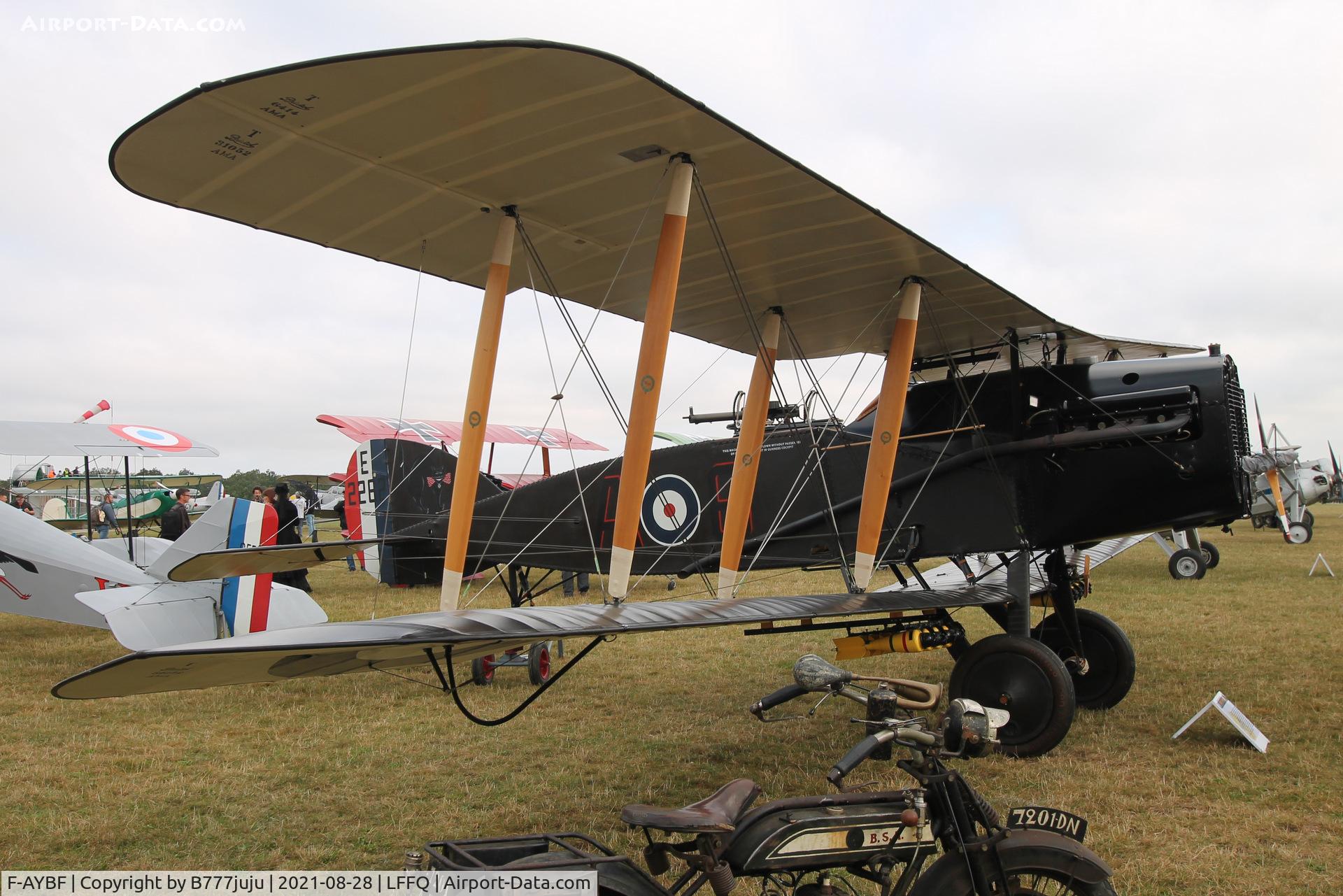 F-AYBF, Bristol F.2B Fighter C/N C794, during Ferté Alais 2021