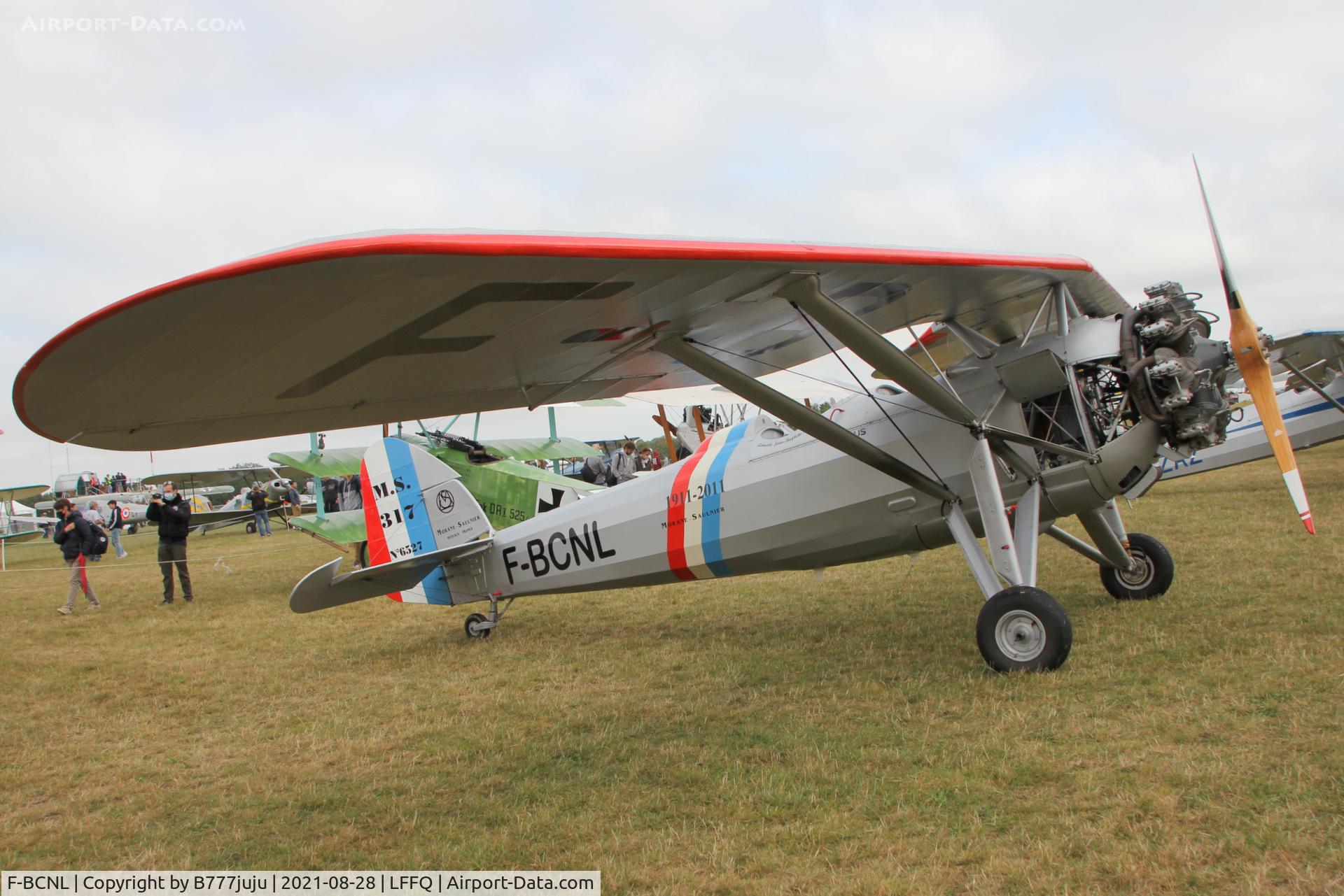 F-BCNL, Morane-Saulnier MS.317 C/N 6527, during Ferté Alais 2021
