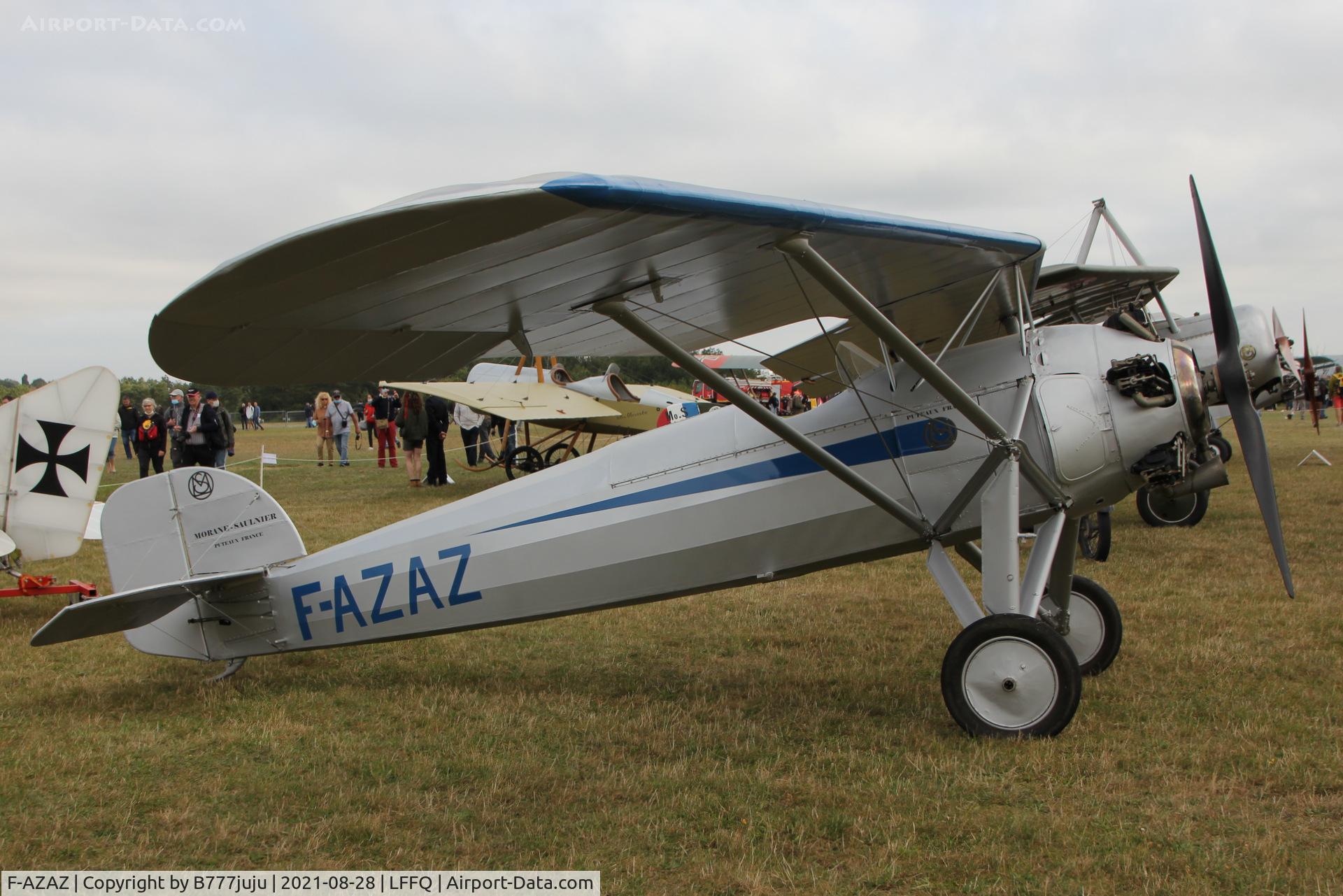 F-AZAZ, Morane-Saulnier MS-185 C/N 01, during Ferté Alais 2021