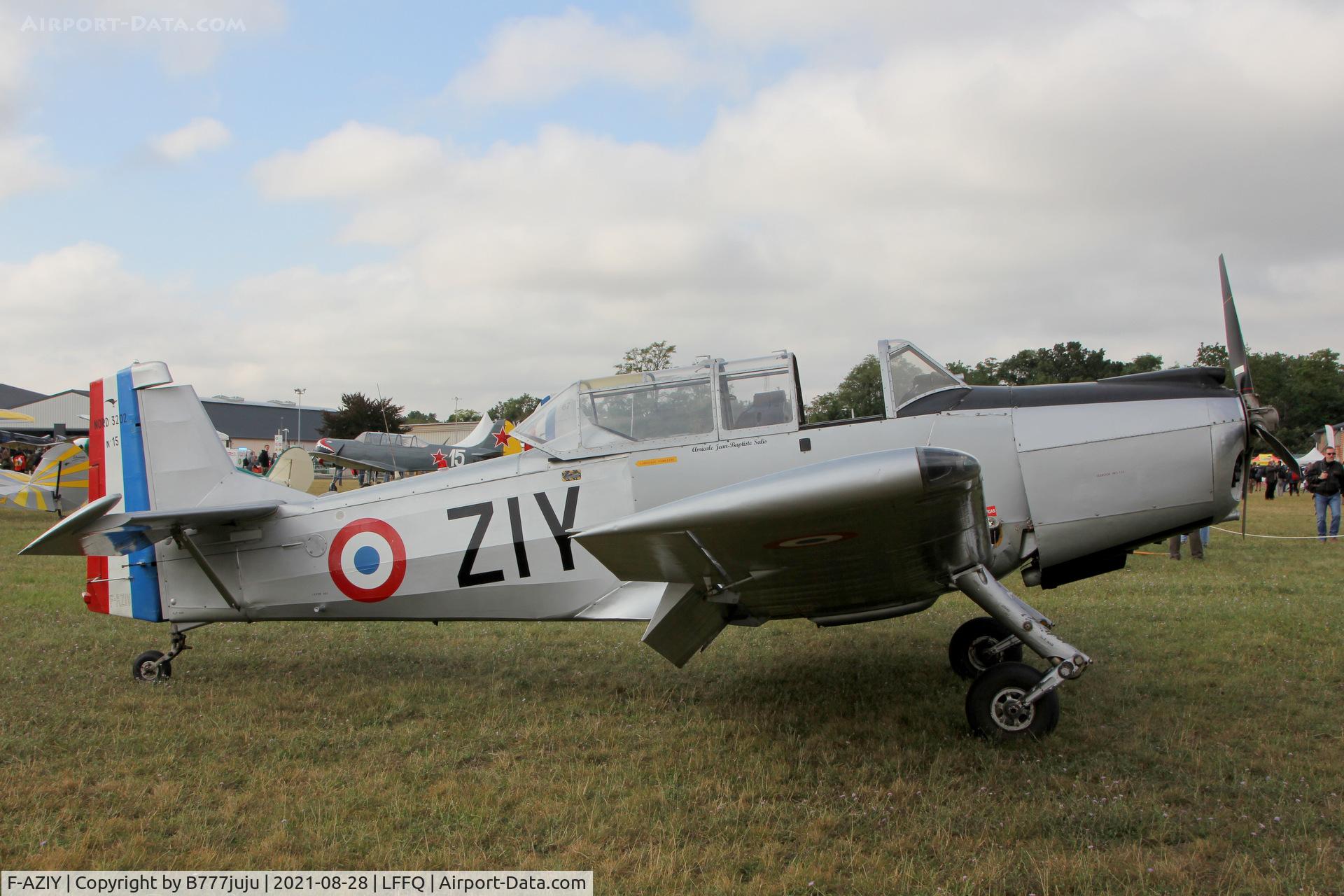 F-AZIY, Nord 3202 Master C/N 15, during Ferté Alais 2021