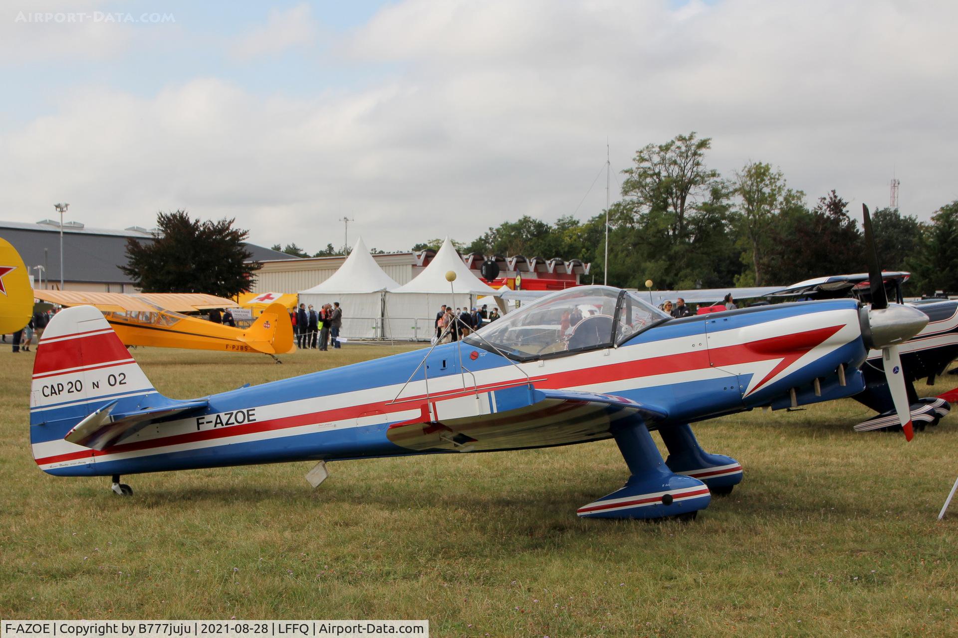 F-AZOE, Mudry CAP-20E C/N 02, during Ferté Alais 2021