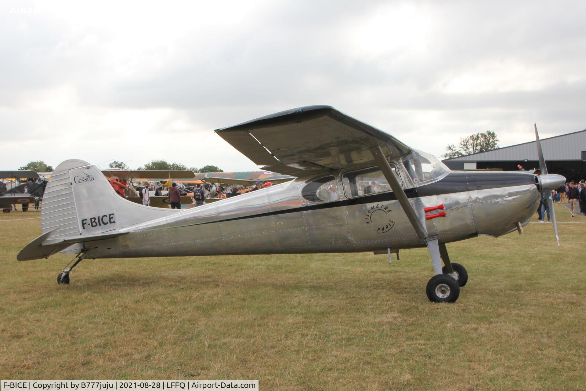 F-BICE, Cessna 170B C/N 26436, during Ferté Alais 2021