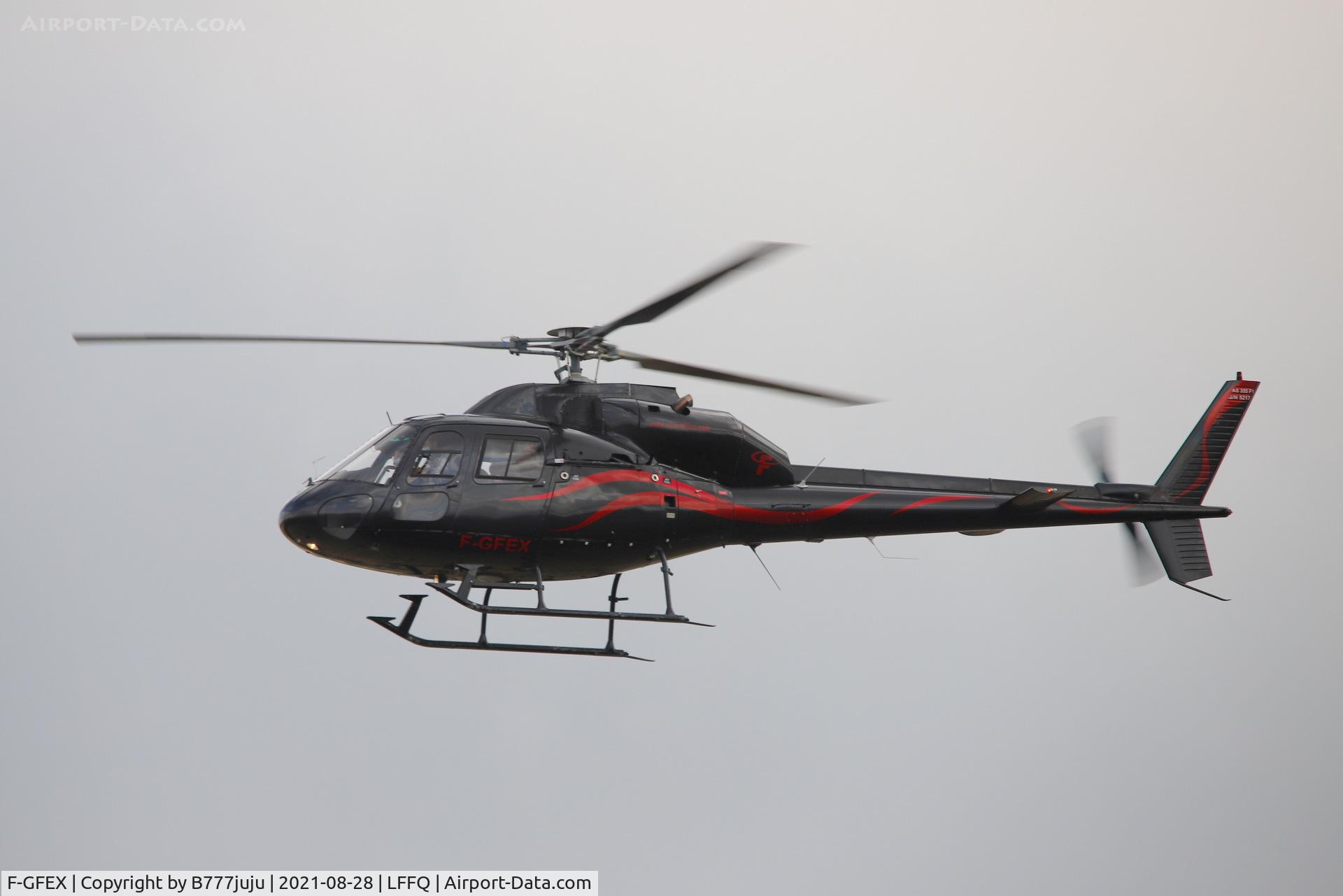 F-GFEX, Eurocopter AS-355F-1 Ecureuil 2 C/N 5217, during Ferté Alais 2021