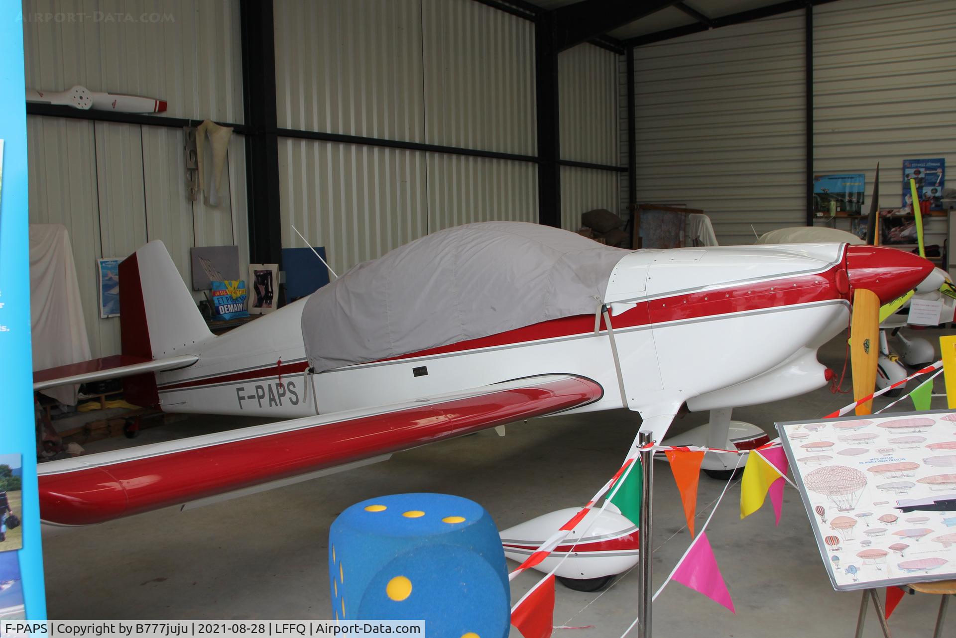 F-PAPS, Vans RV-6 C/N 22077, during Ferté Alais 2021