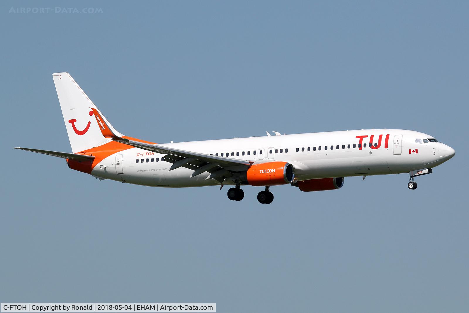 C-FTOH, 2009 Boeing 737-8HX C/N 29647, at spl