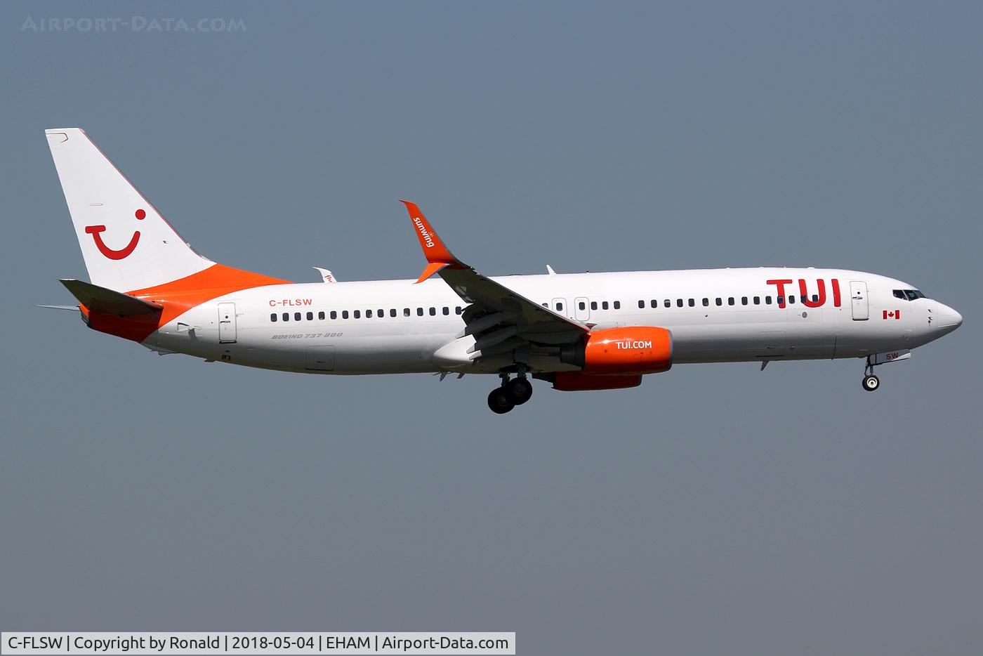 C-FLSW, 2008 Boeing 737-8HX C/N 36552, at spl
