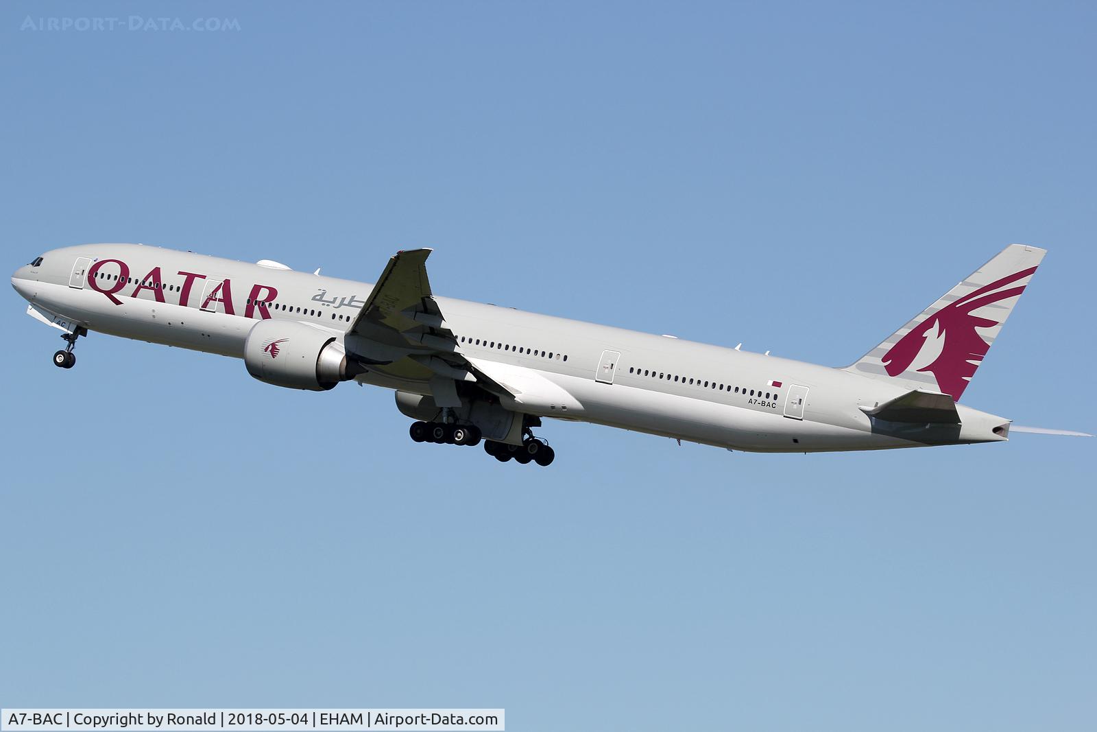 A7-BAC, 2008 Boeing 777-3DZ/ER C/N 36010/731, at spl