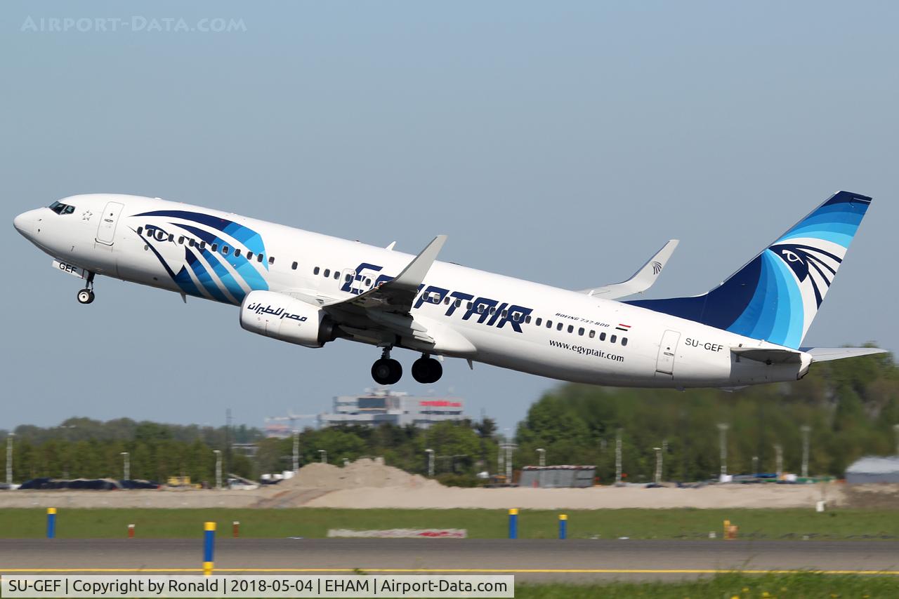 SU-GEF, 2016 Boeing 737-800 C/N 63692, at spl