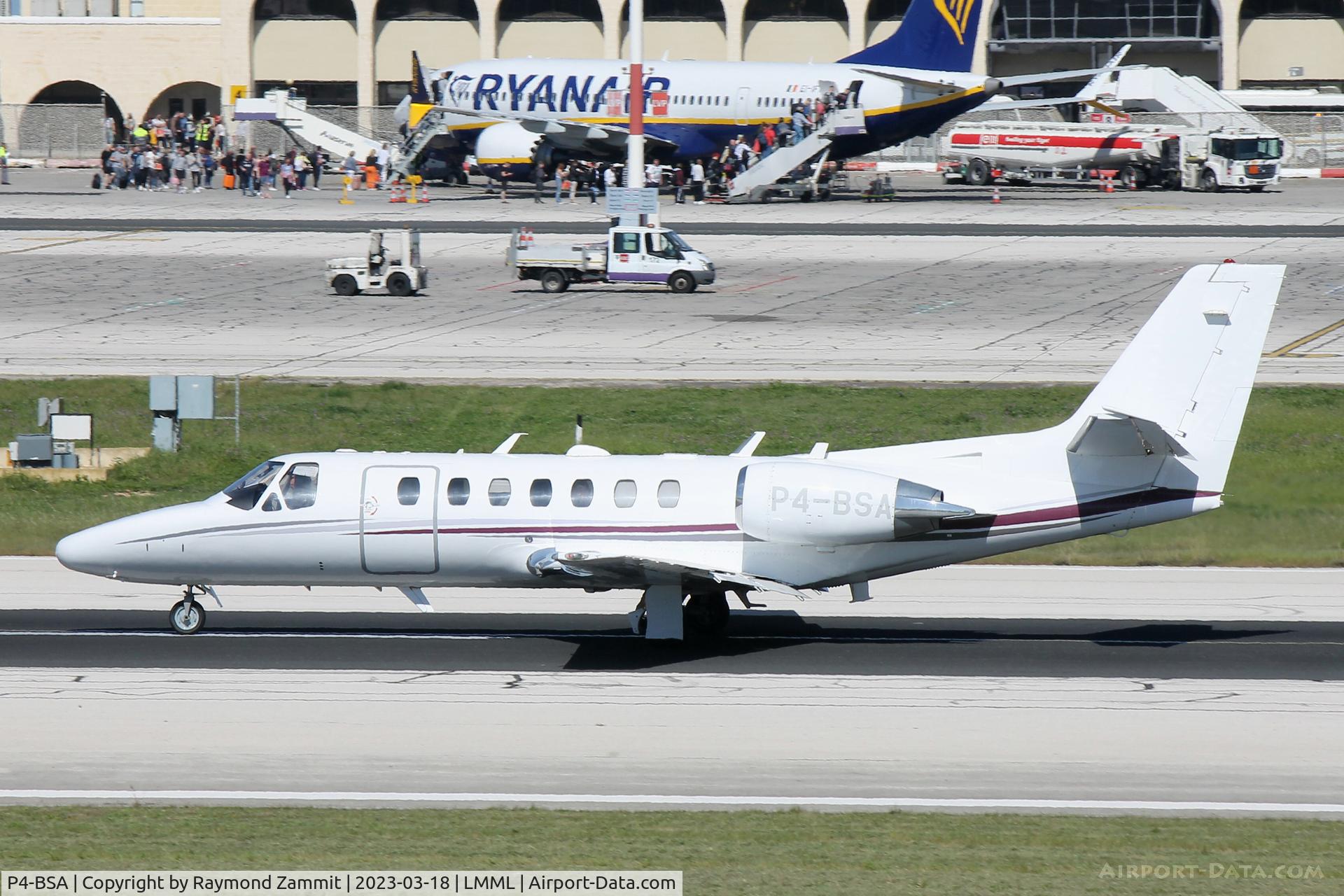 P4-BSA, 2008 Cessna 560 Citation Ultra C/N 560-0793, Cessna 560 Citation Ultra P4-BSA BrownStone Aviation