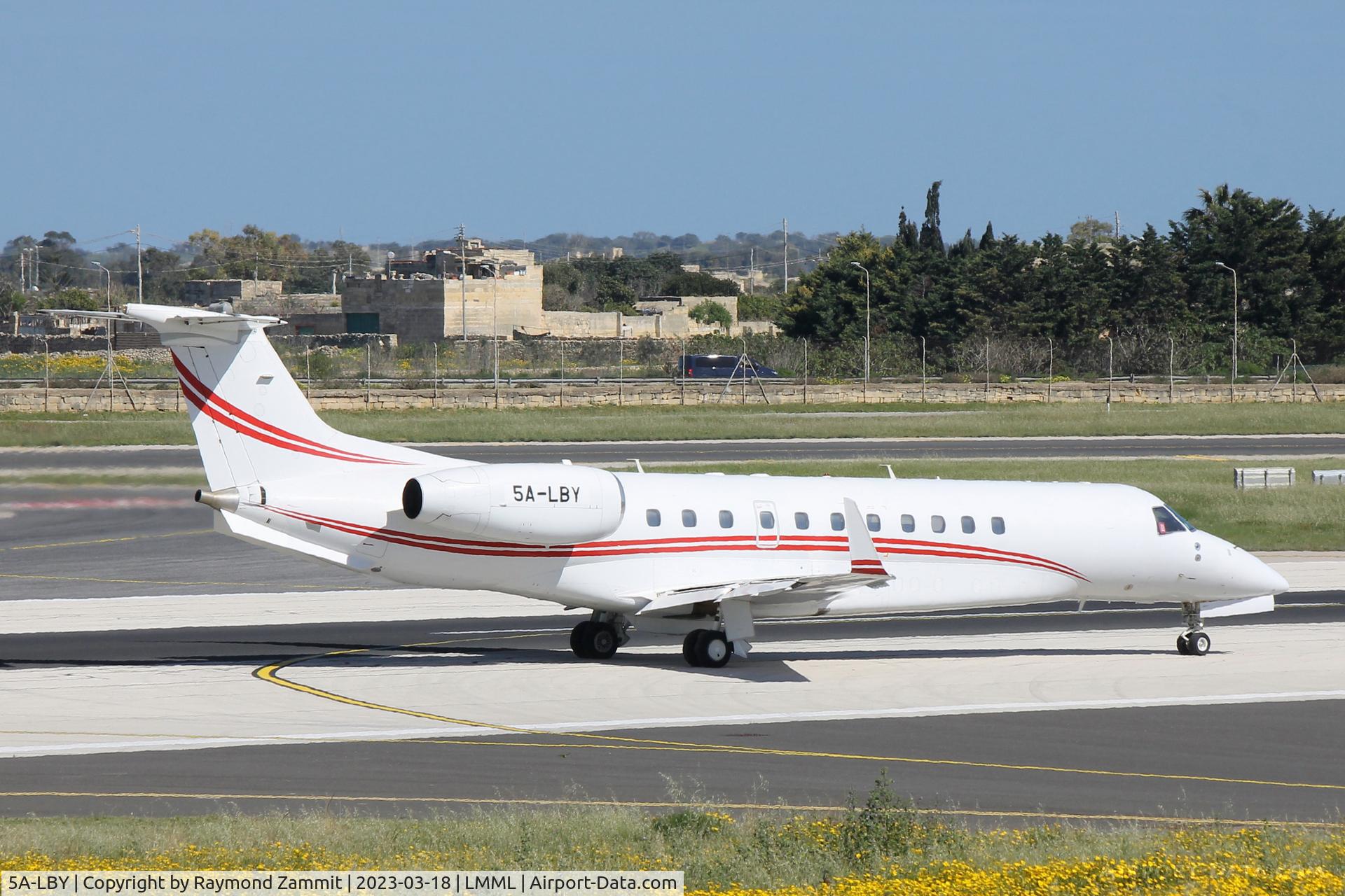 5A-LBY, 2009 Embraer EMB-135BJ Legacy 600 C/N 14501096, Embraer ERJ-135 5A-LBY (Libyan Govt?)