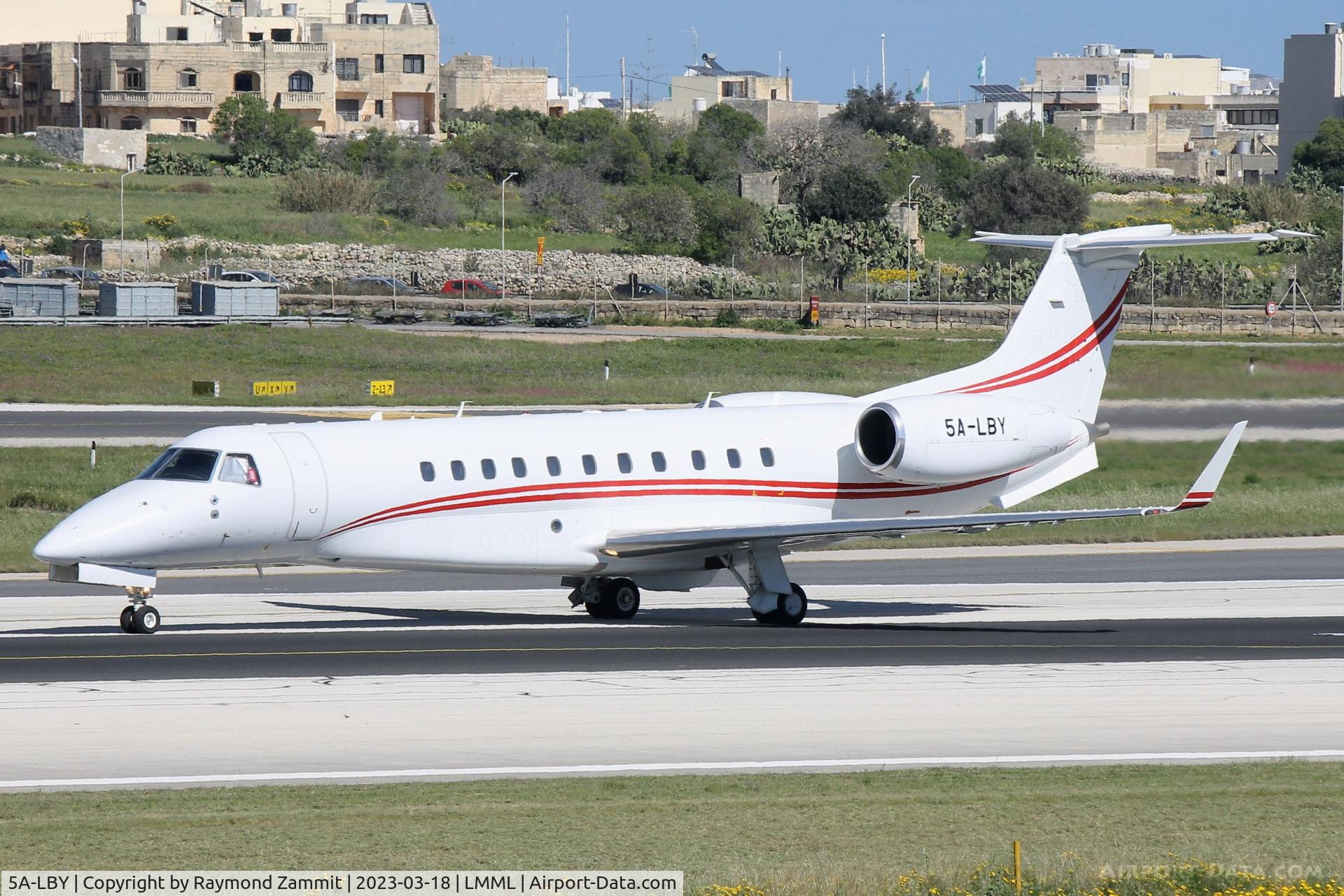 5A-LBY, 2009 Embraer EMB-135BJ Legacy 600 C/N 14501096, Embraer ERJ-135 5A-LBY