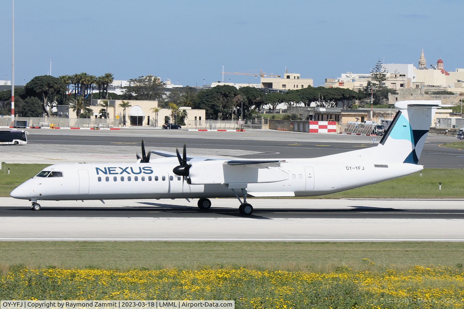 OY-YFJ, Bombardier DHC-8-400 Dash 8 C/N 4324, Bombardier Dash-8 OY-YFJ Nexus Aviation