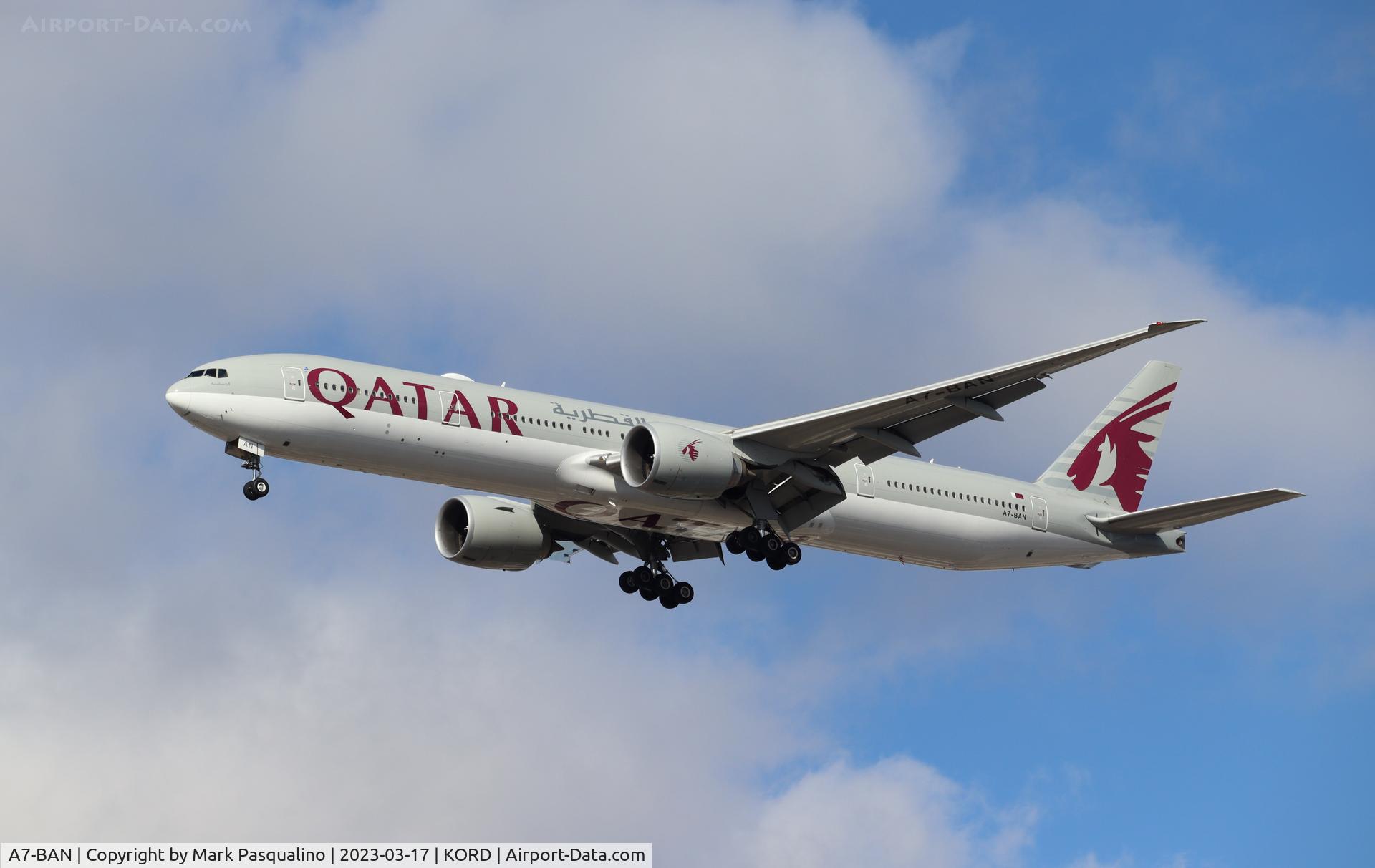 A7-BAN, 2011 Boeing 777-3DZ/ER C/N 38246, Boeing 777-3DZ/ER