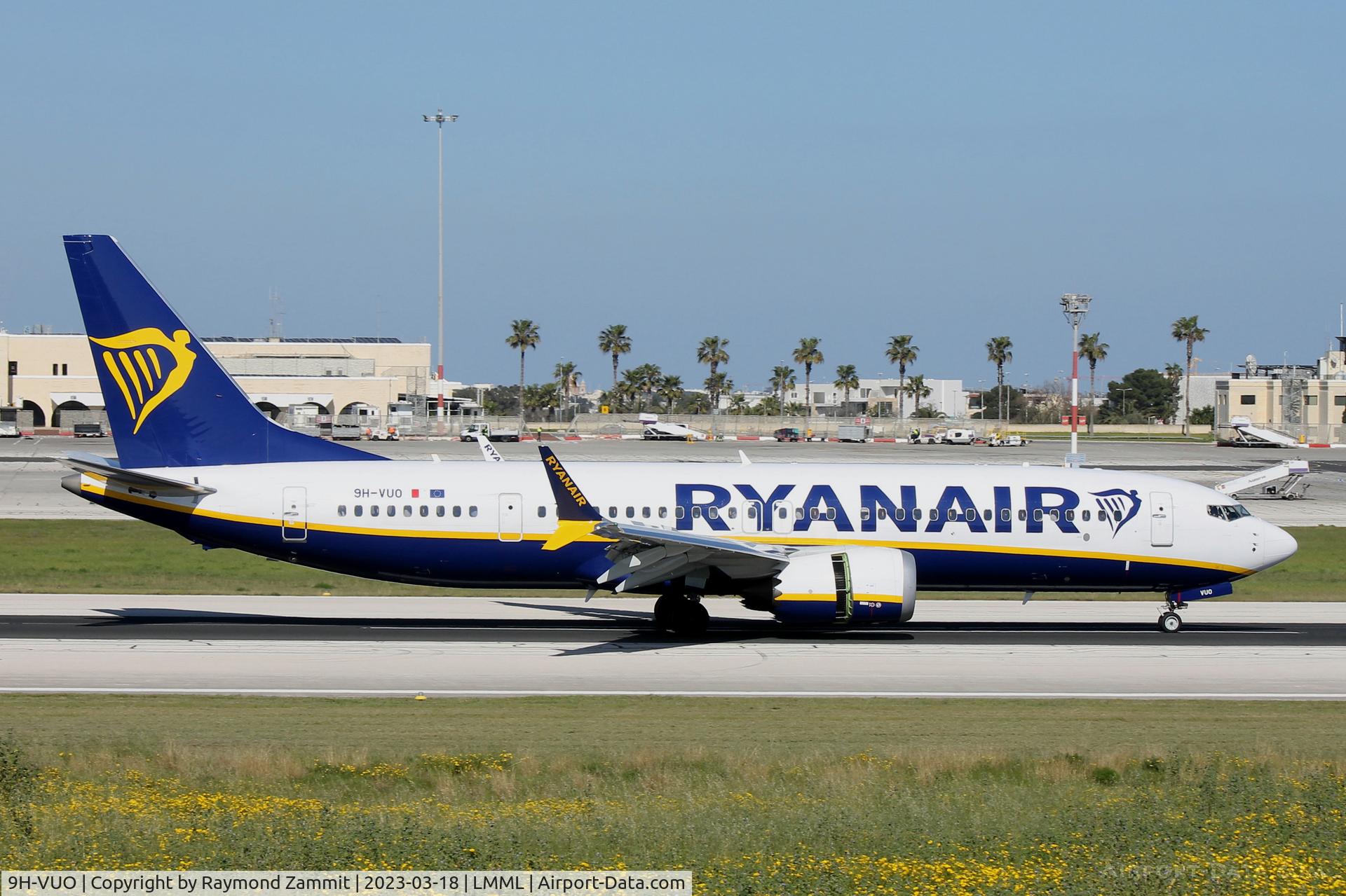 9H-VUO, 2021 Boeing 737-8-200 MAX C/N 65884, B737-8 MAX 9H-VUO Malta Air