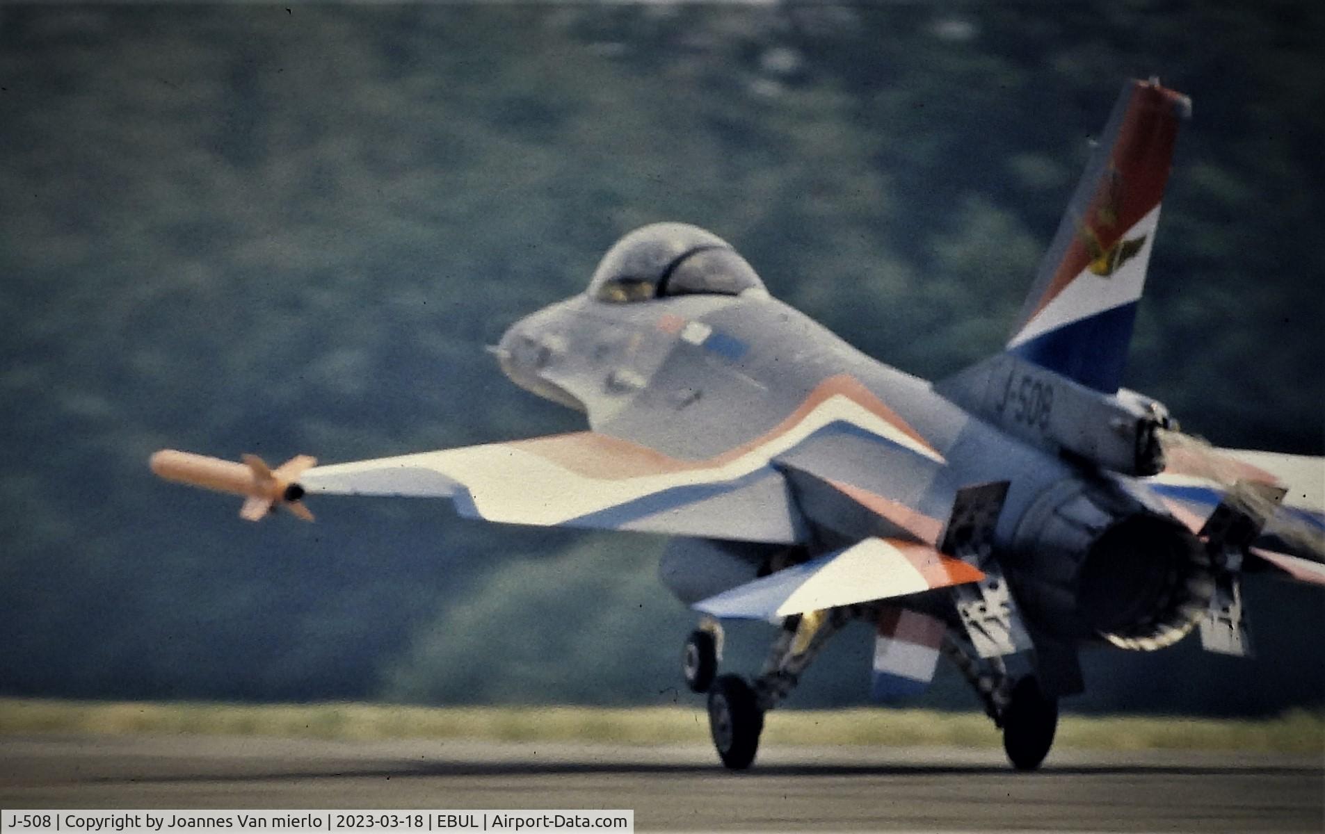 J-508, 1987 Fokker F-16A Fighting Falcon C/N 6D-147, Slide scan
