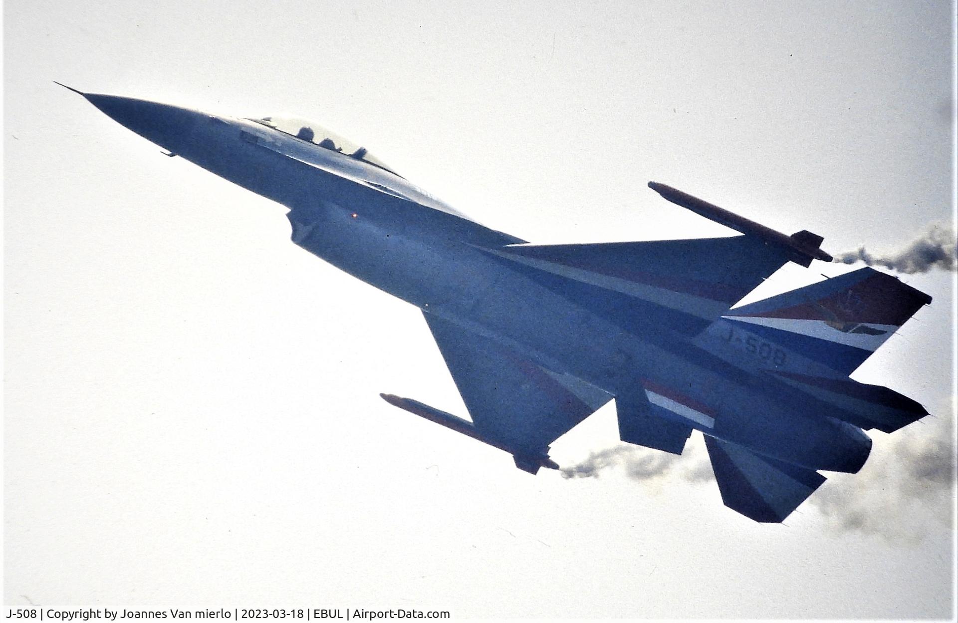 J-508, 1987 Fokker F-16A Fighting Falcon C/N 6D-147, Slide scan