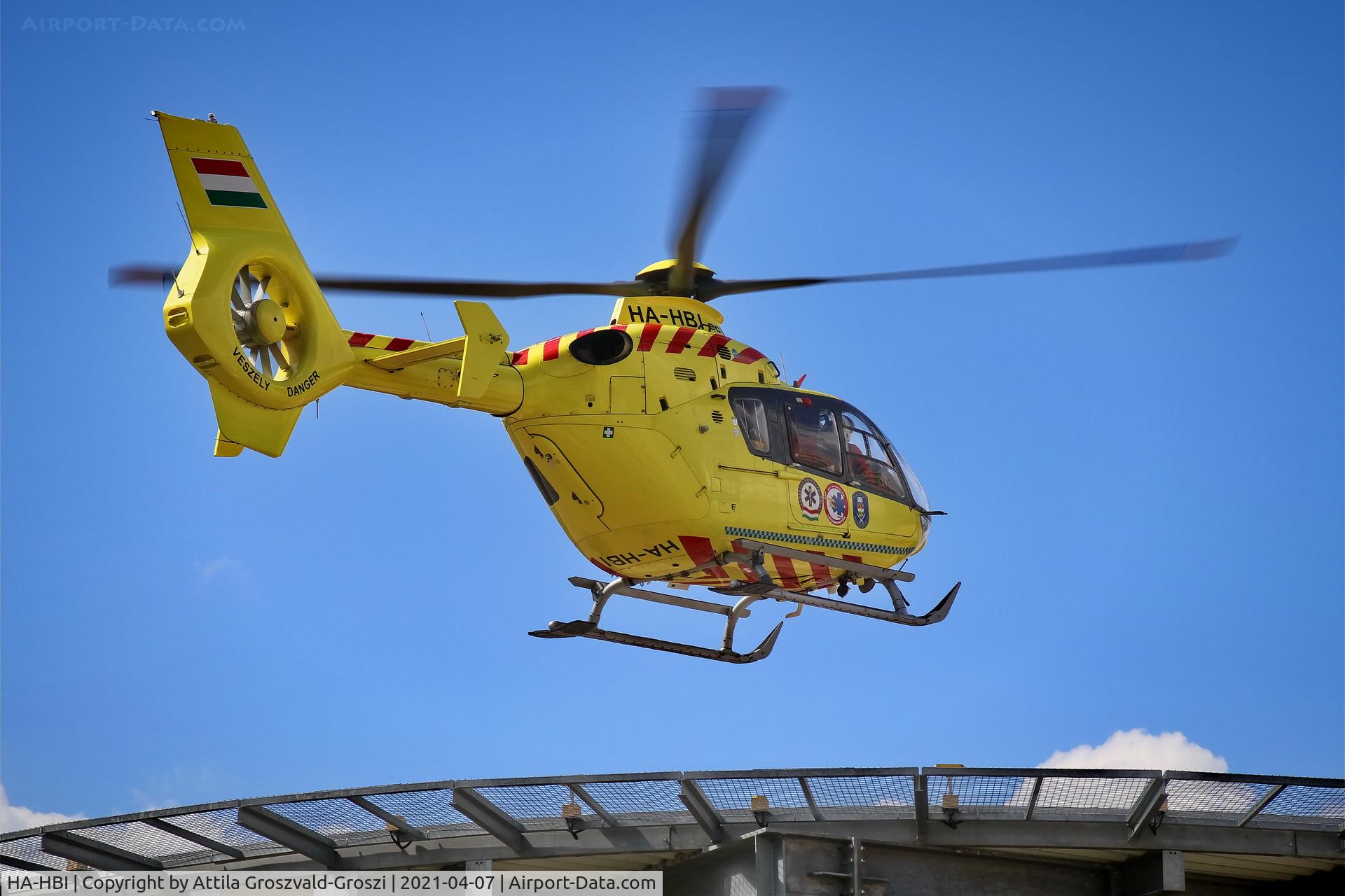 HA-HBI, 2004 Eurocopter EC-135 P2+ C/N 0357, Veszprém Hospital Helicopter Landing Dock