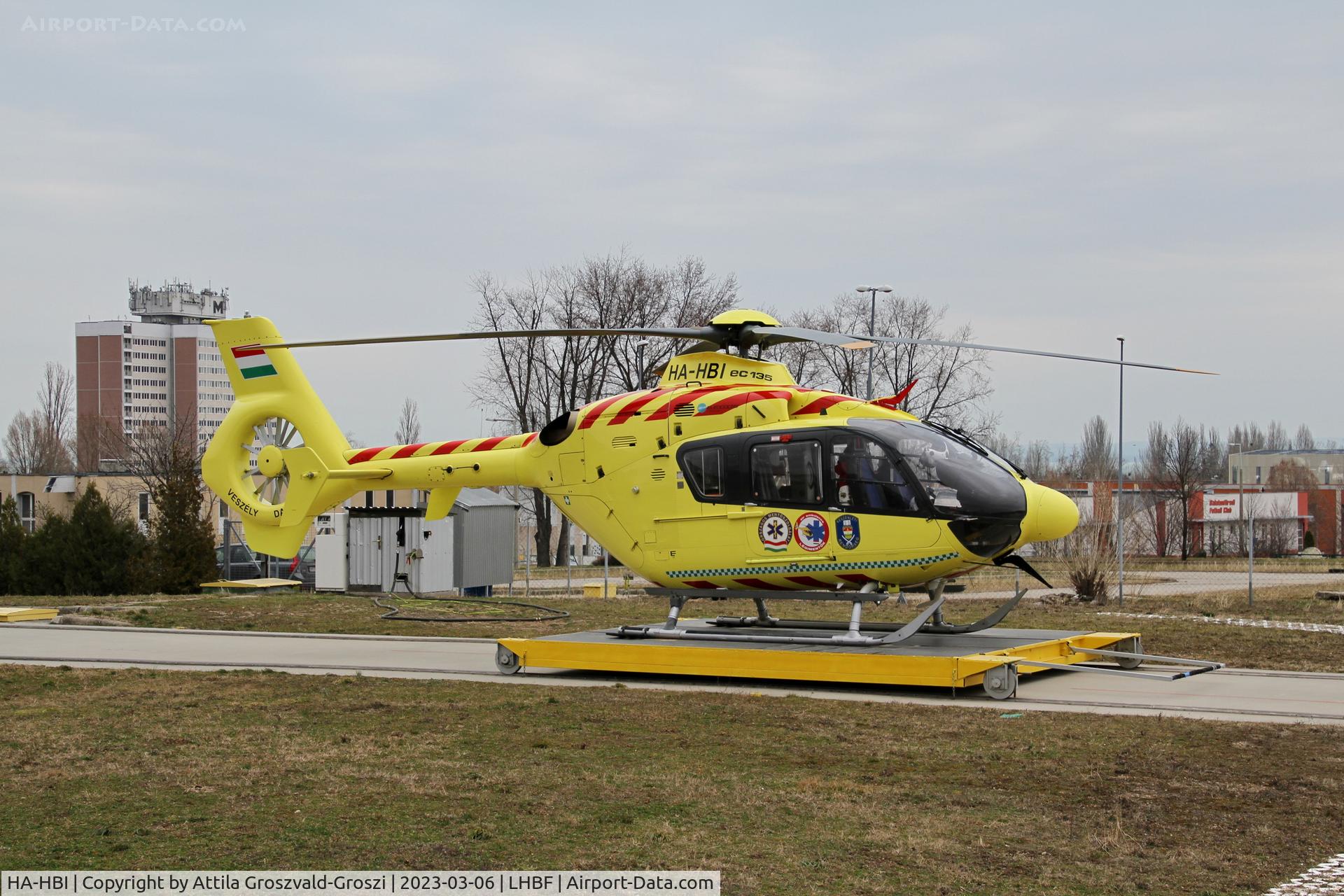 HA-HBI, 2004 Eurocopter EC-135 P2+ C/N 0357, LHBF - Balatonfüred Aerial Ambulance Base, Hungary