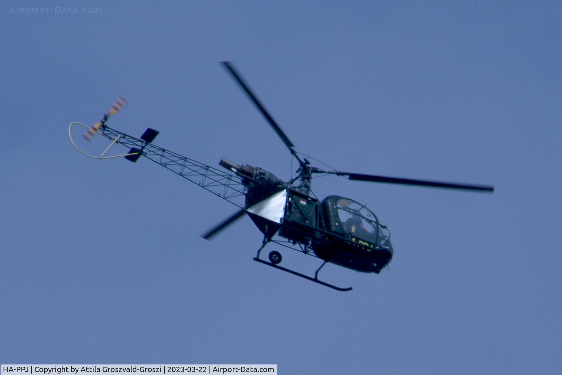 HA-PPJ, 1984 Sud Aviation SA.318C Alouette Astazou C/N 1984-C612, In the airspace of Veszprém, Hungary