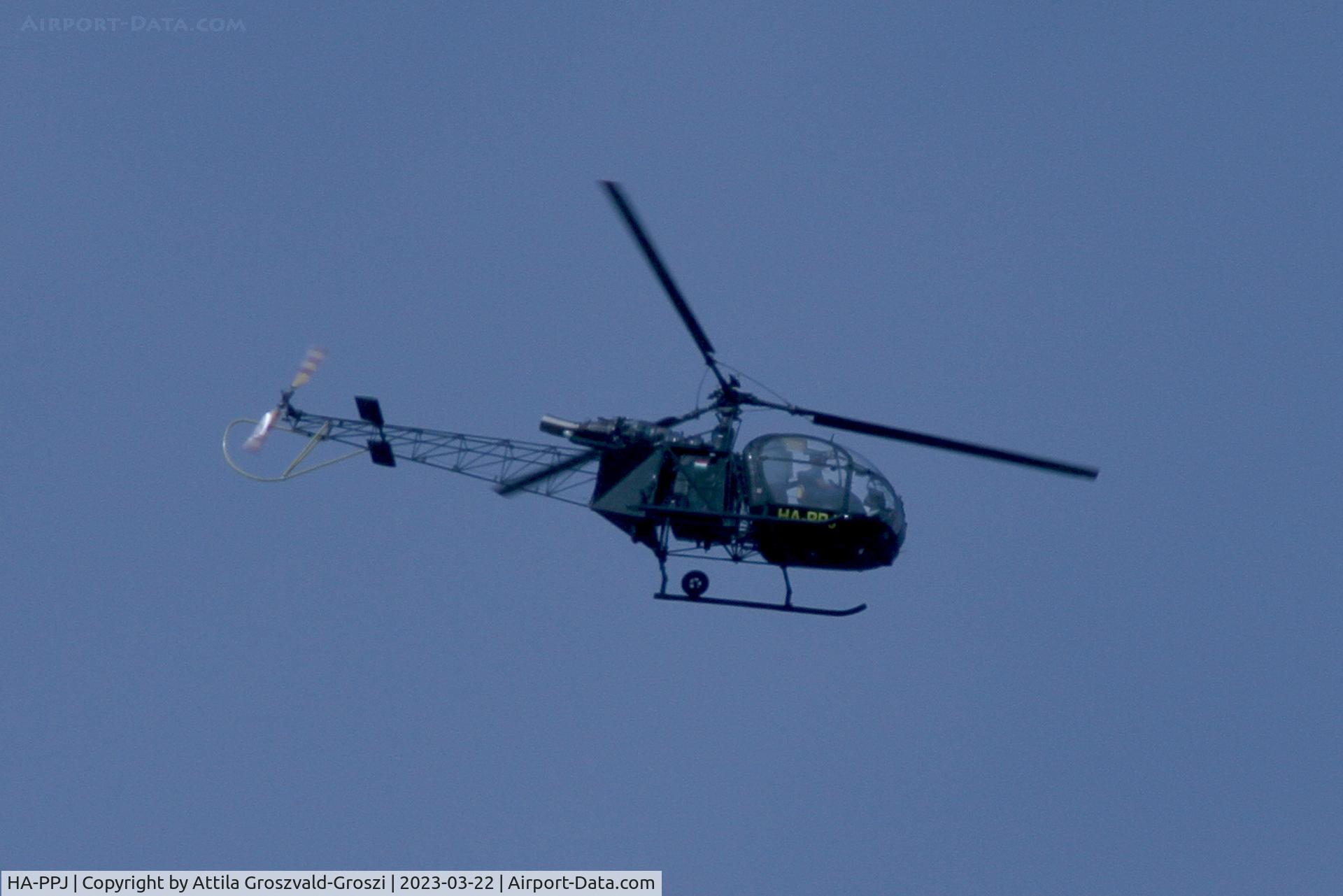 HA-PPJ, 1984 Sud Aviation SA.318C Alouette Astazou C/N 1984-C612, In the airspace of Veszprém, Hungary