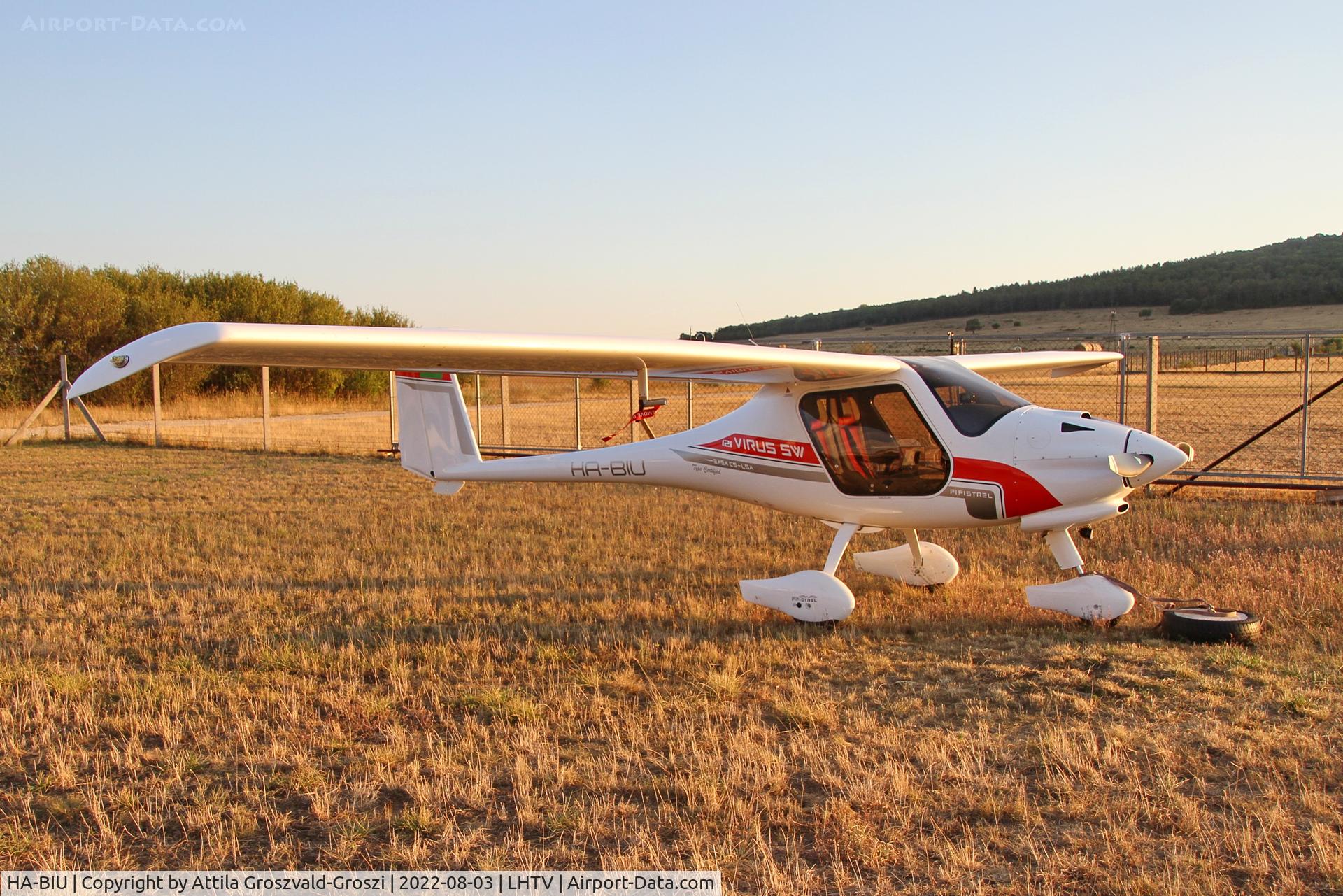 HA-BIU, Pipistrel Virus SW 121 C/N VSW1210027, LHTV - Tótvázsony-Kövesgyürpuszta Airfield, Hungary