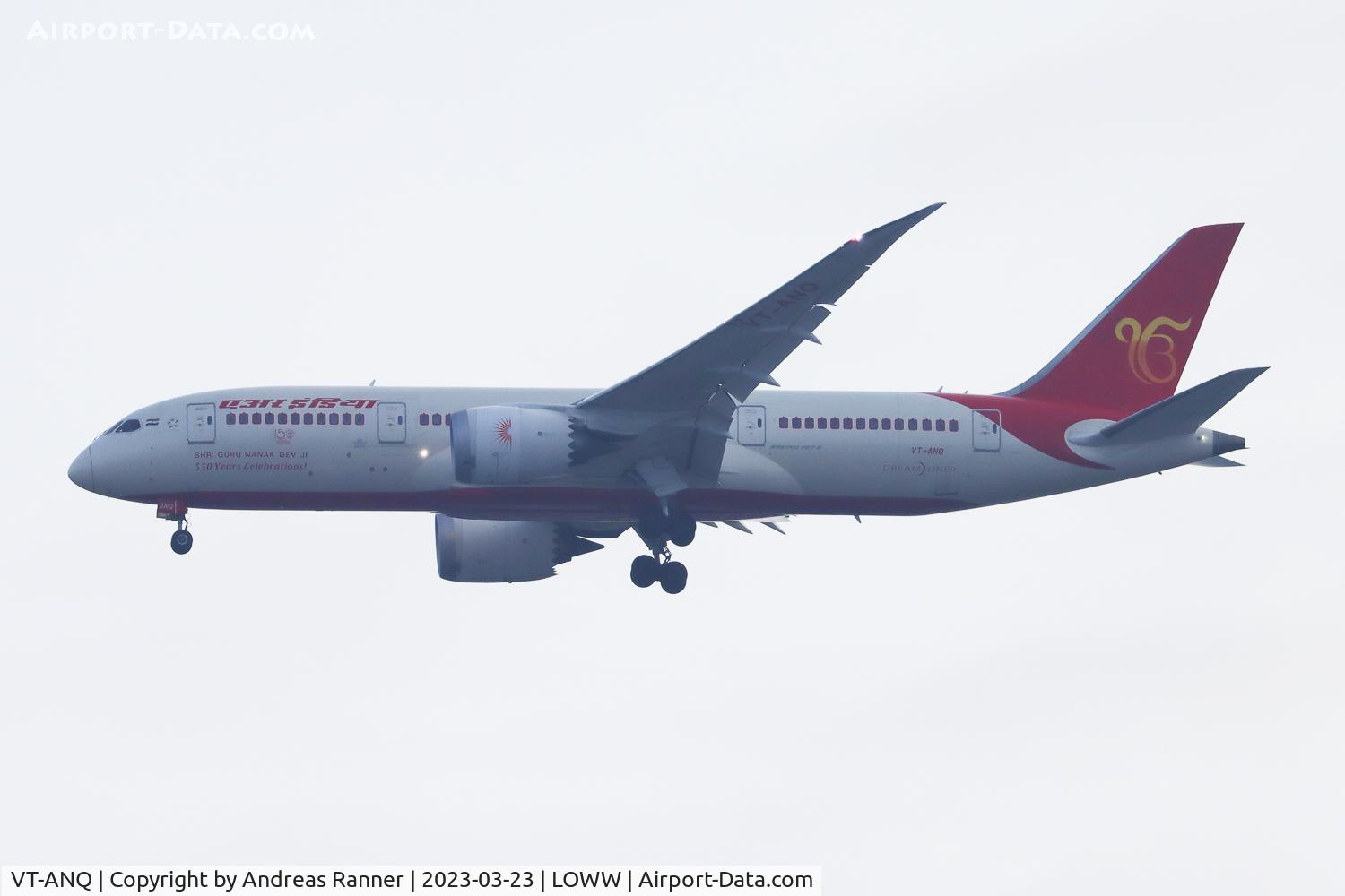 VT-ANQ, 2014 Boeing 787-8 Dreamliner C/N 36288, Air India Boeing 787