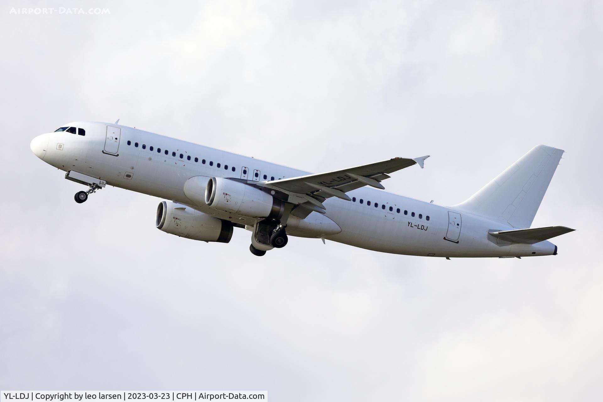 YL-LDJ, 2010 Airbus A320-232 C/N 4351, Copenhagen 23.3.2023