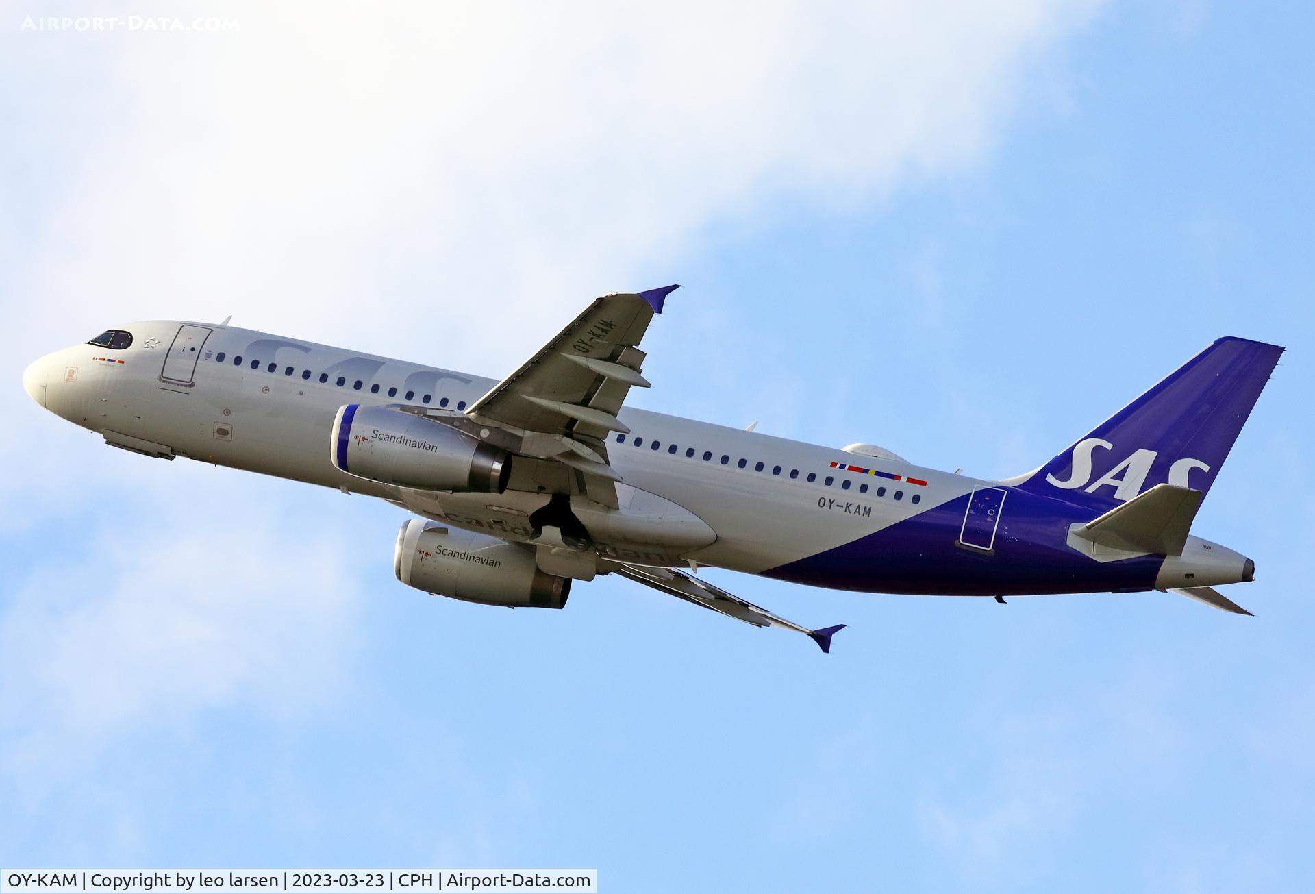 OY-KAM, 2006 Airbus A320-232 C/N 2911, Copenhagen 23.3.2023