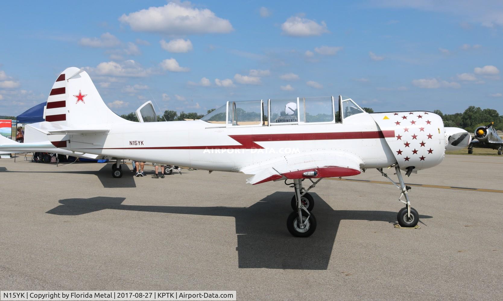 N15YK, 1993 Yakovlev Yak-52 C/N 9311702, Yak 52 zx