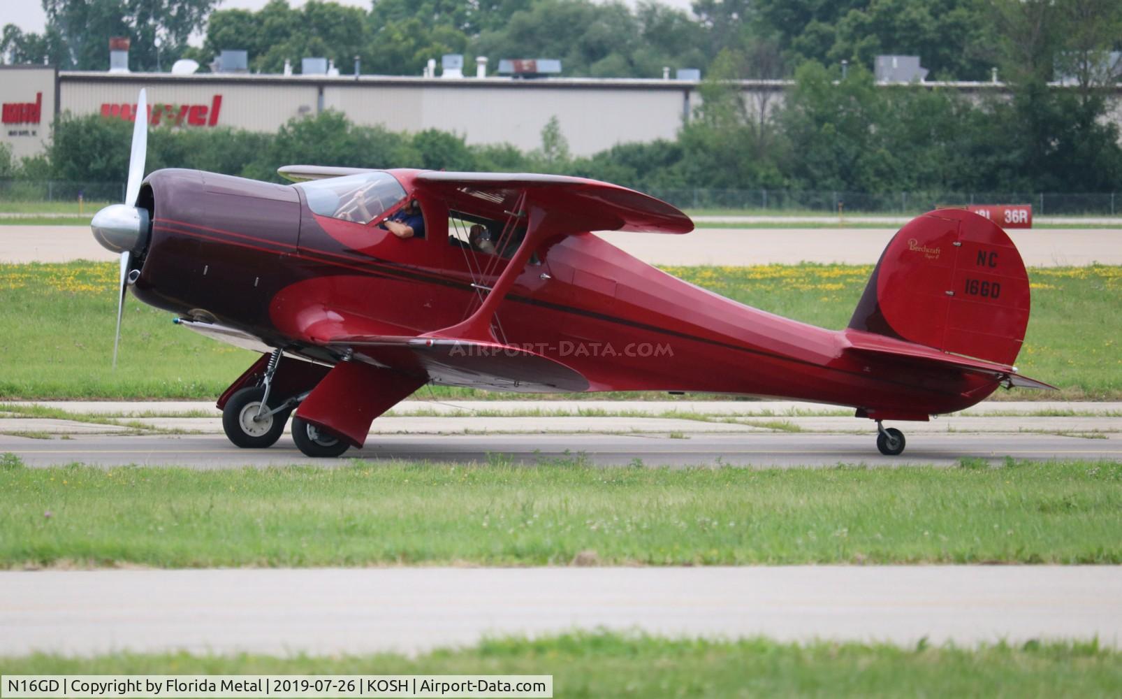 N16GD, 1944 Beech G17S C/N 6766, Staggerwing zx