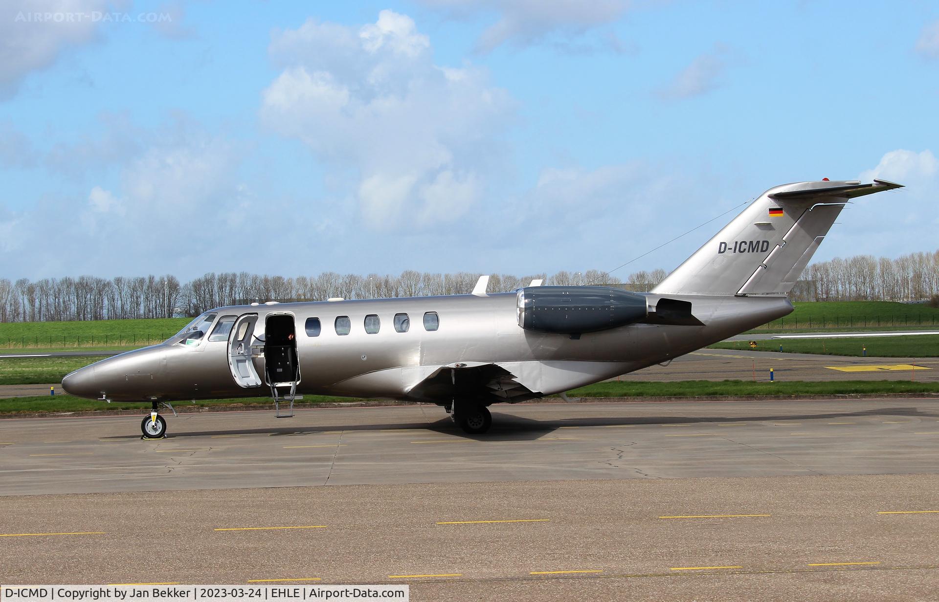 D-ICMD, 2002 Cessna 525A CitationJet CJ2 C/N 525A-0125, Lelystad Airport after arriving from London