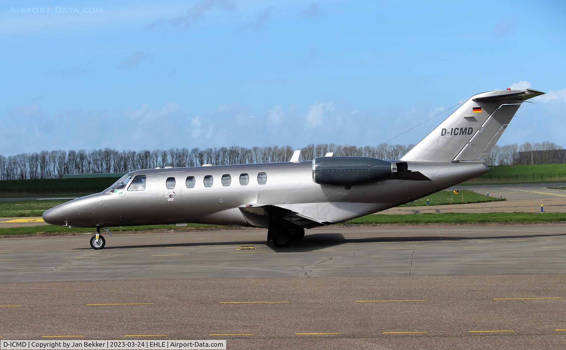 D-ICMD, 2002 Cessna 525A CitationJet CJ2 C/N 525A-0125, Lelystad Airport after arriving from London